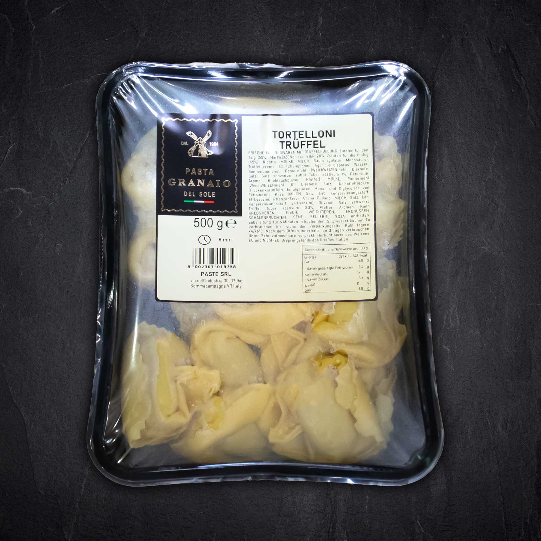 Tortelloni mit Trüffelfüllung