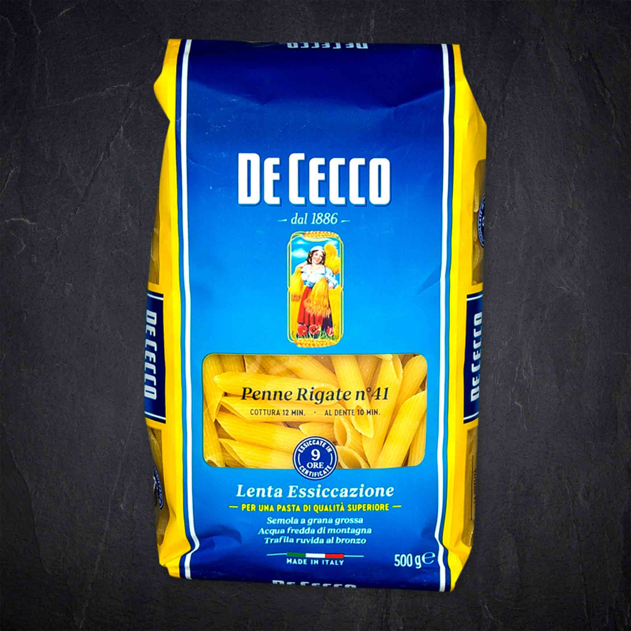Produktbild: 468060_Pasta_Penne_Rigate41_500g_Cecco