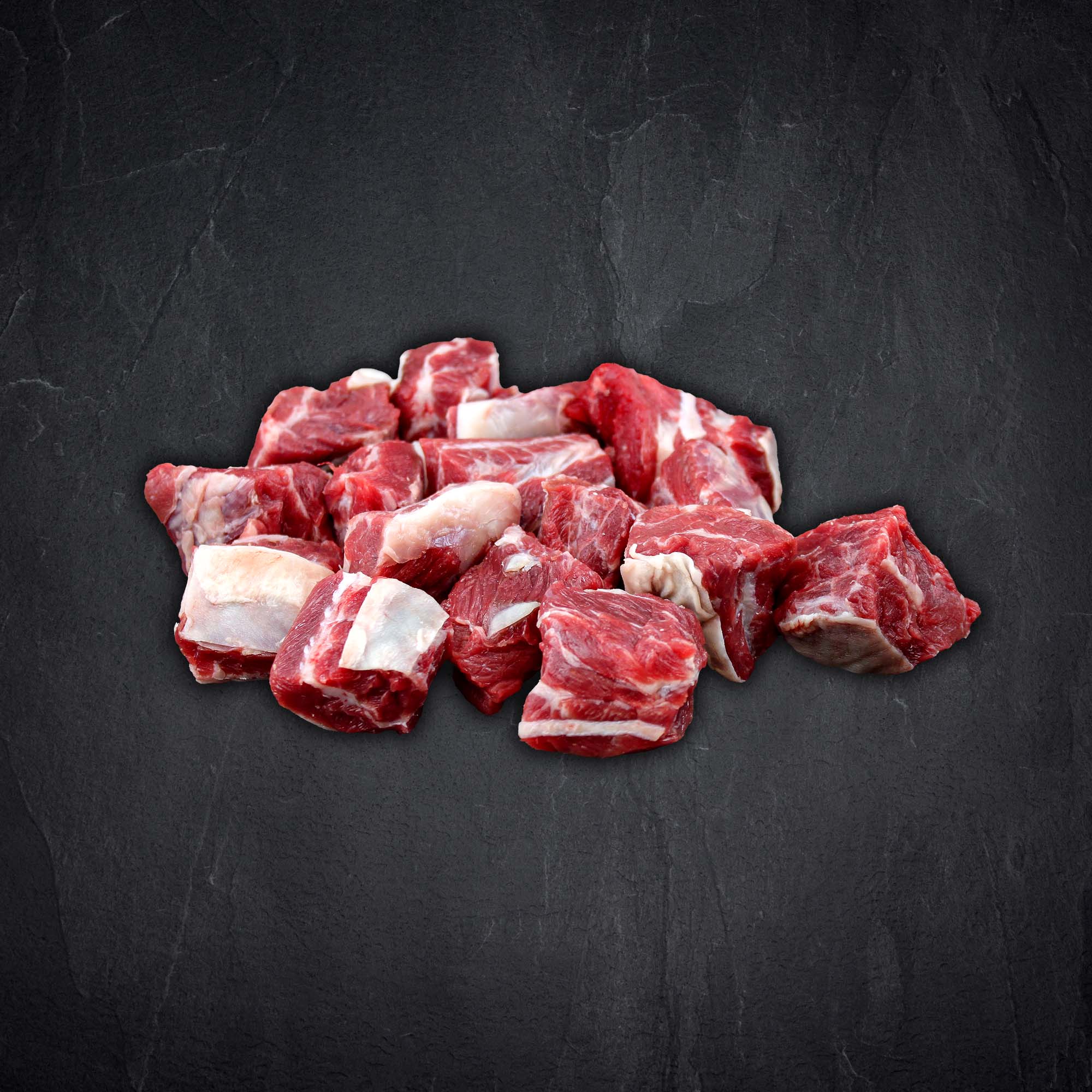 Rindfleisch, Fleischwürfel, rotes Fleisch, Knochenfrei, Chunks