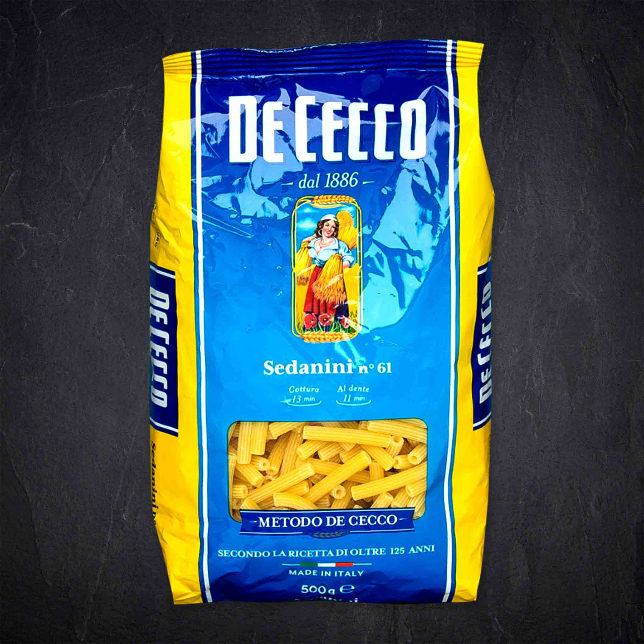 Produktbild: 140083_Pasta_Sedanini61_500g_Cecco
