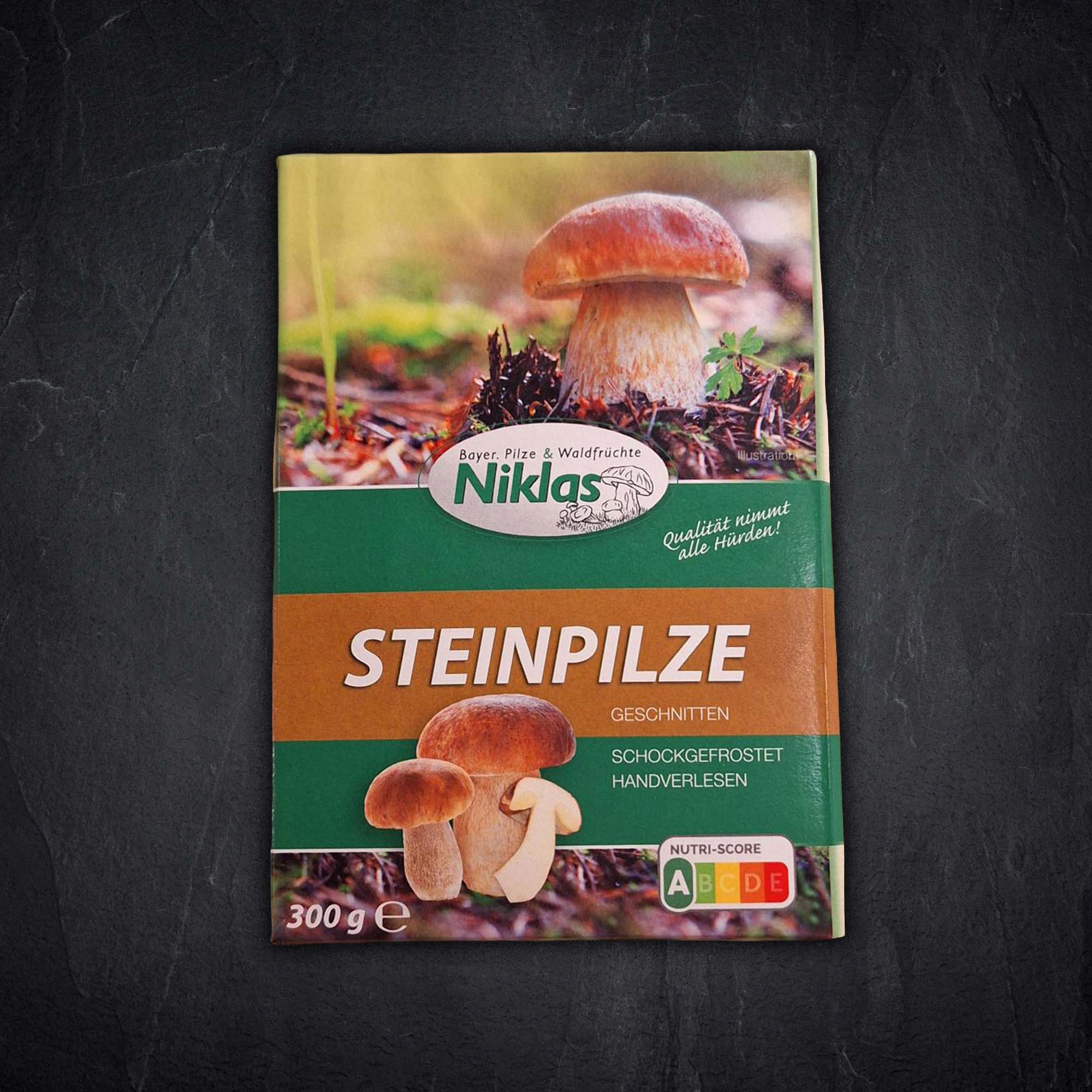 Steinpilze, tiefgekühlt, geschnitten, 300 g
