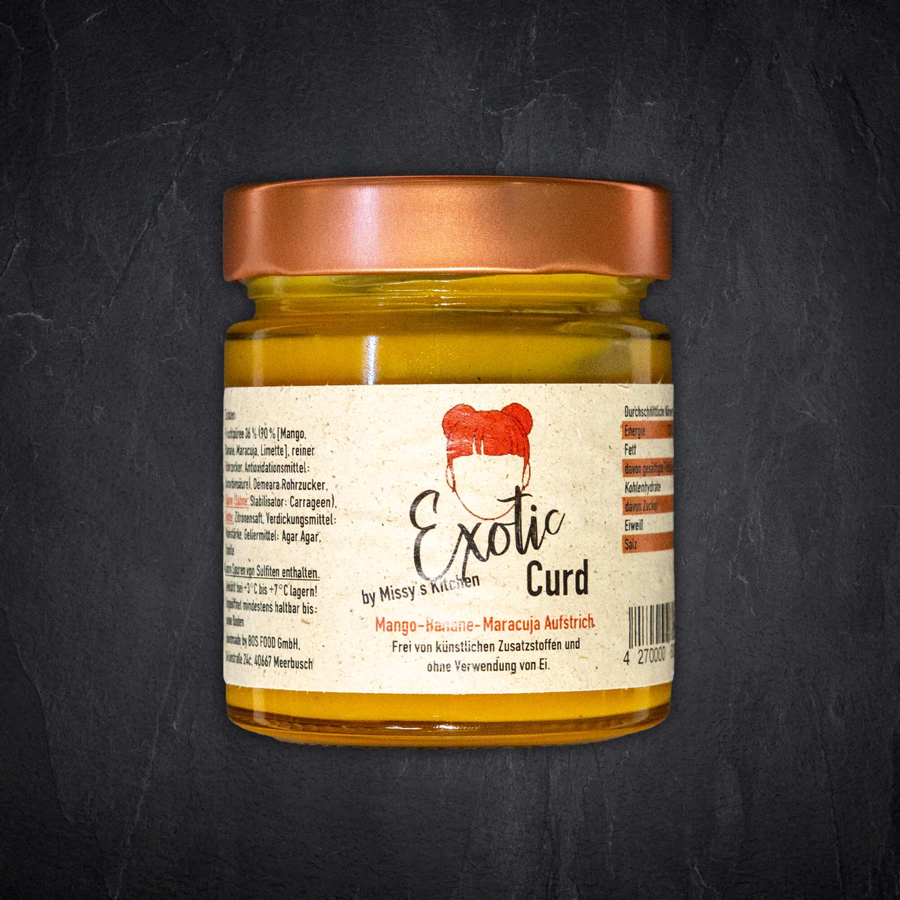 Mango-Aufstrich, Glas, Honiggelb, Exotic, Curd