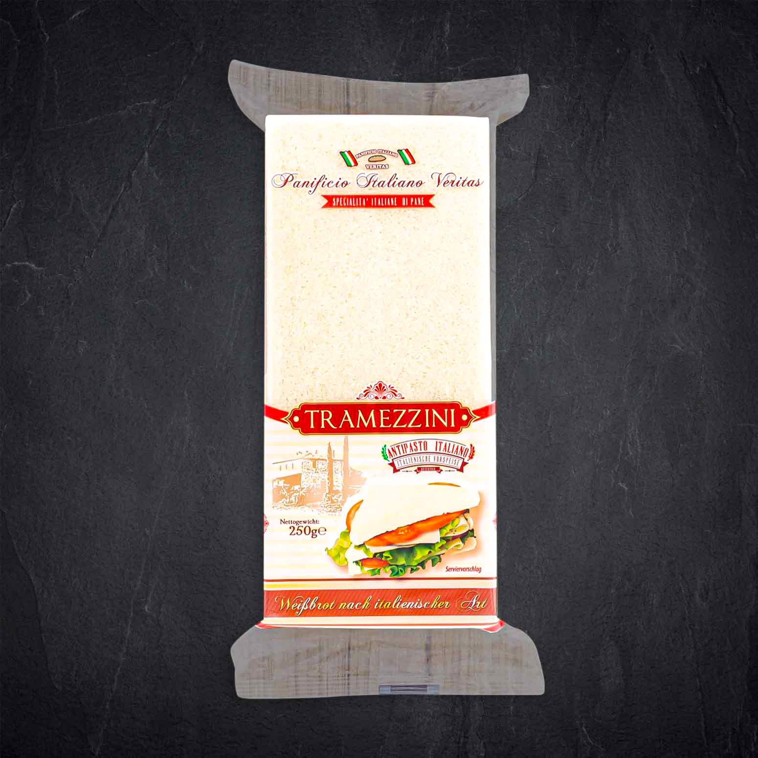 681102_1_PANE_TRAMEZZINI_250g Produktbild: 681102PANE_TRAMEZZINI_250g