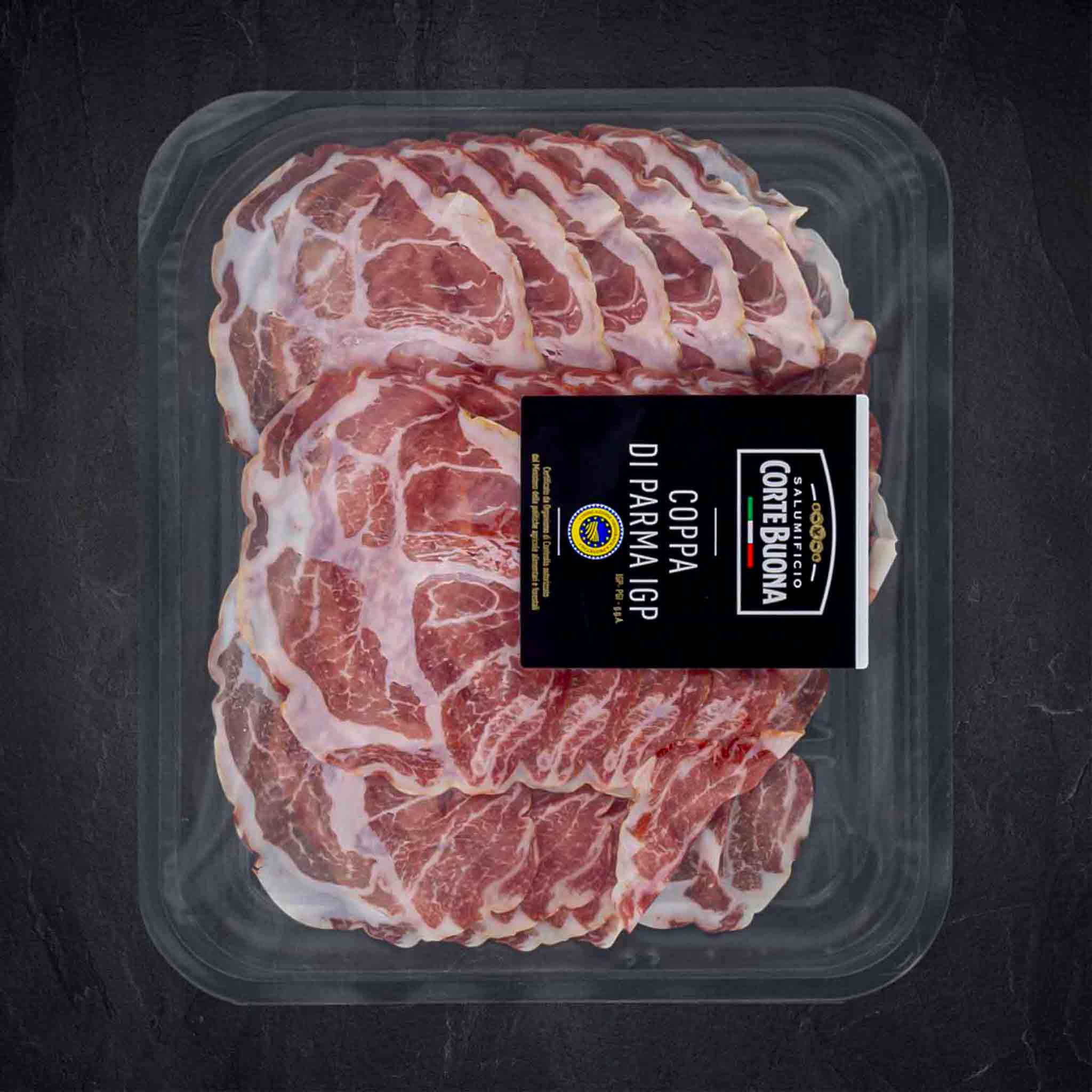 31608_Coppa_di_Parma_I-G-P-_geschnitten_ca-100g Produktbild: 31608_Coppa_di_Parma_I-G-P-_geschnitten_ca-100g