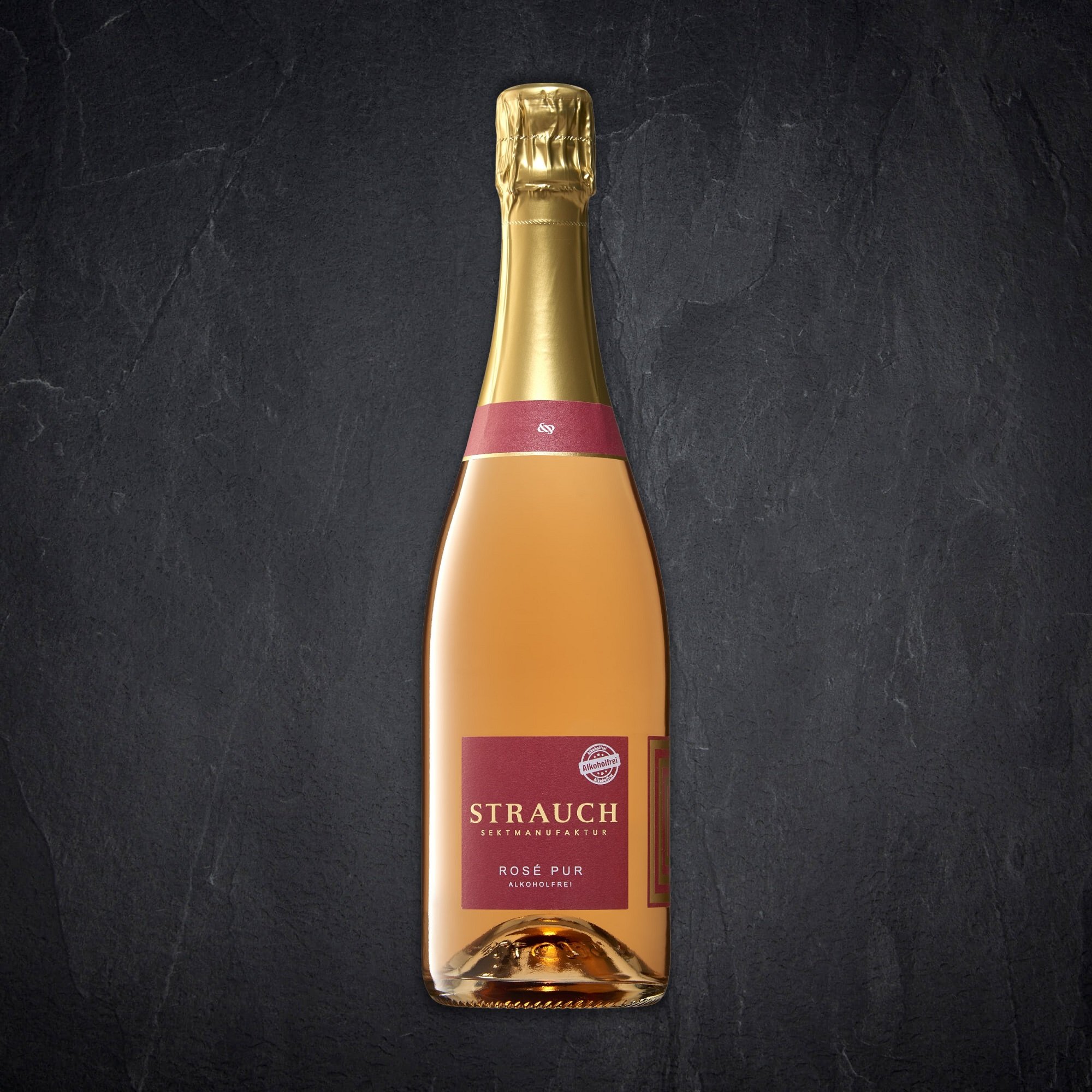 Sektmanufaktur Strauch alkoholfreier Rose Schäumendes Getränk Produktbild: Sektmanufaktur Strauch alkoholfreier Rose Schäumendes Getränk