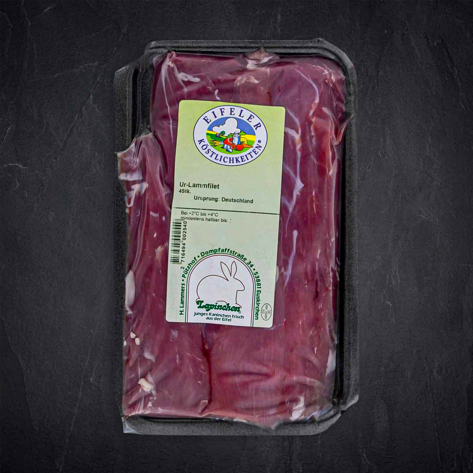 102405_Eifeler_Ur_Lammfilet Produktbild: 102405_Eifeler_Ur_Lammfilet