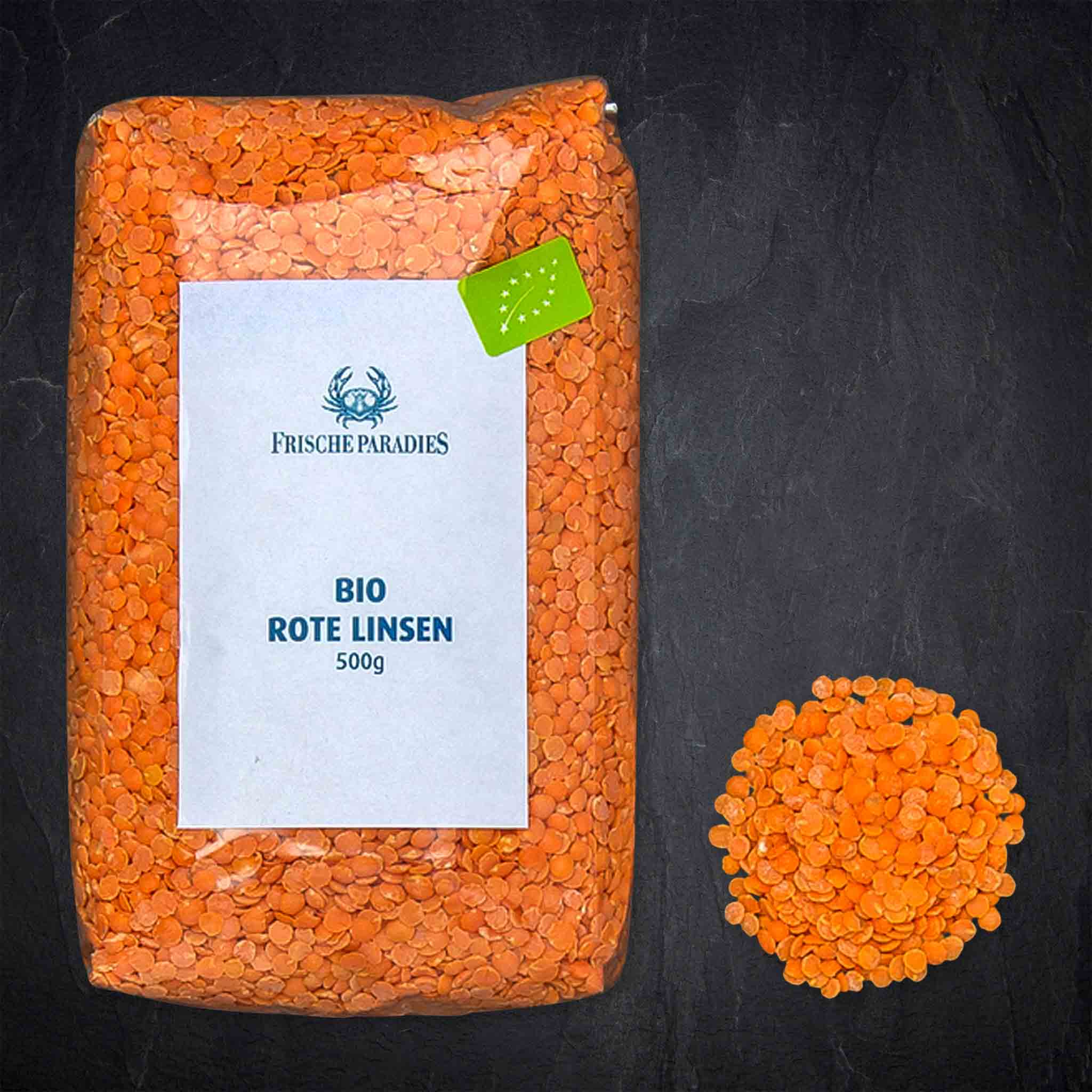 60023_Trocken_BIO_Linsen_rot_599g_Btl_DE-O_KO-039__1__B2BFP Produktbild: 60023_Trocken_BIO_Linsen_rot_599g_Btl_DE-O_KO-039