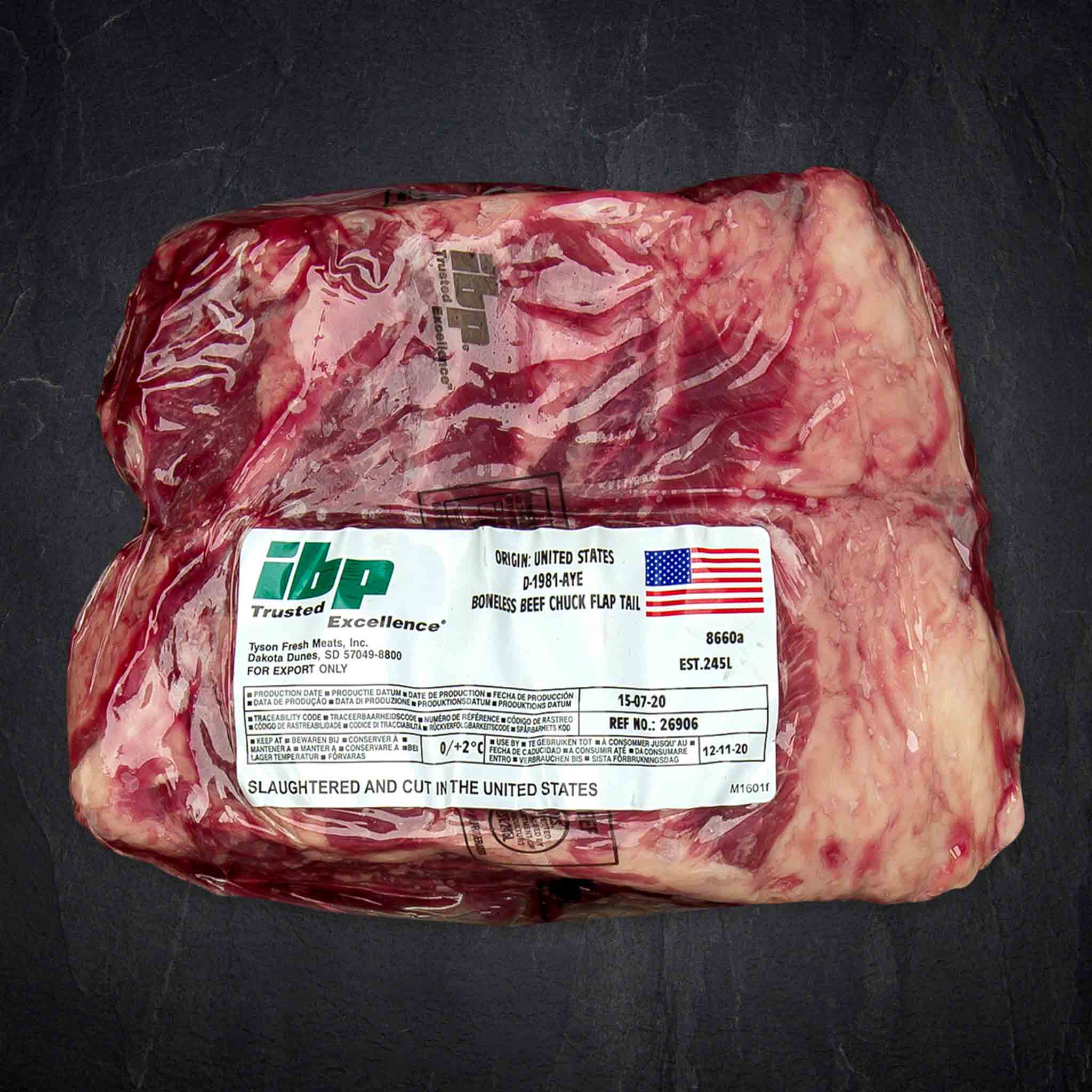 Produktbild: 344193_Fleisch_Chuck_Flap_Tail_2x500g_Vak_USA