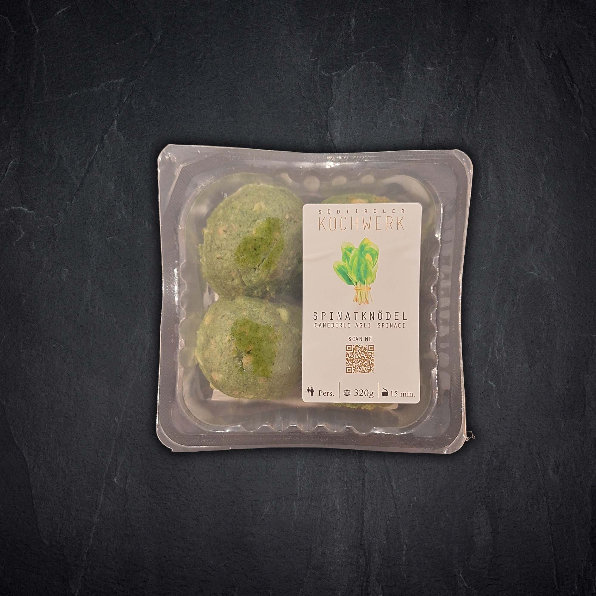 Spinatknödel, TK-Ware, Grüne Knödel, Gourmet Beilage, Paketanzahl 2