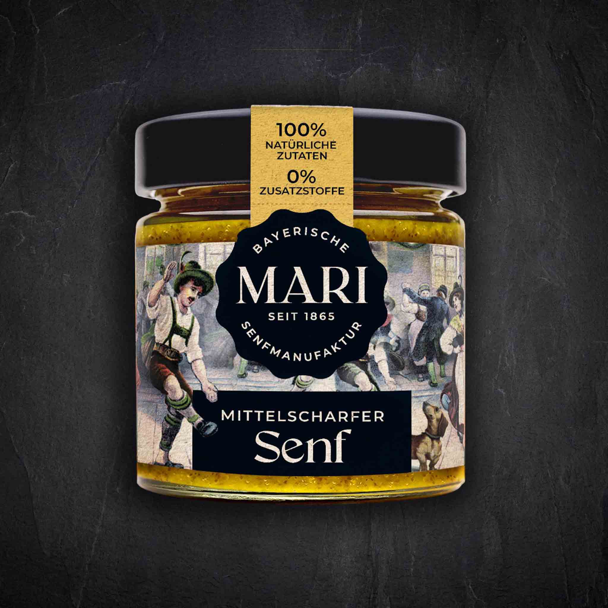Mari Senf | Mittelscharfer Senf 180 ml   