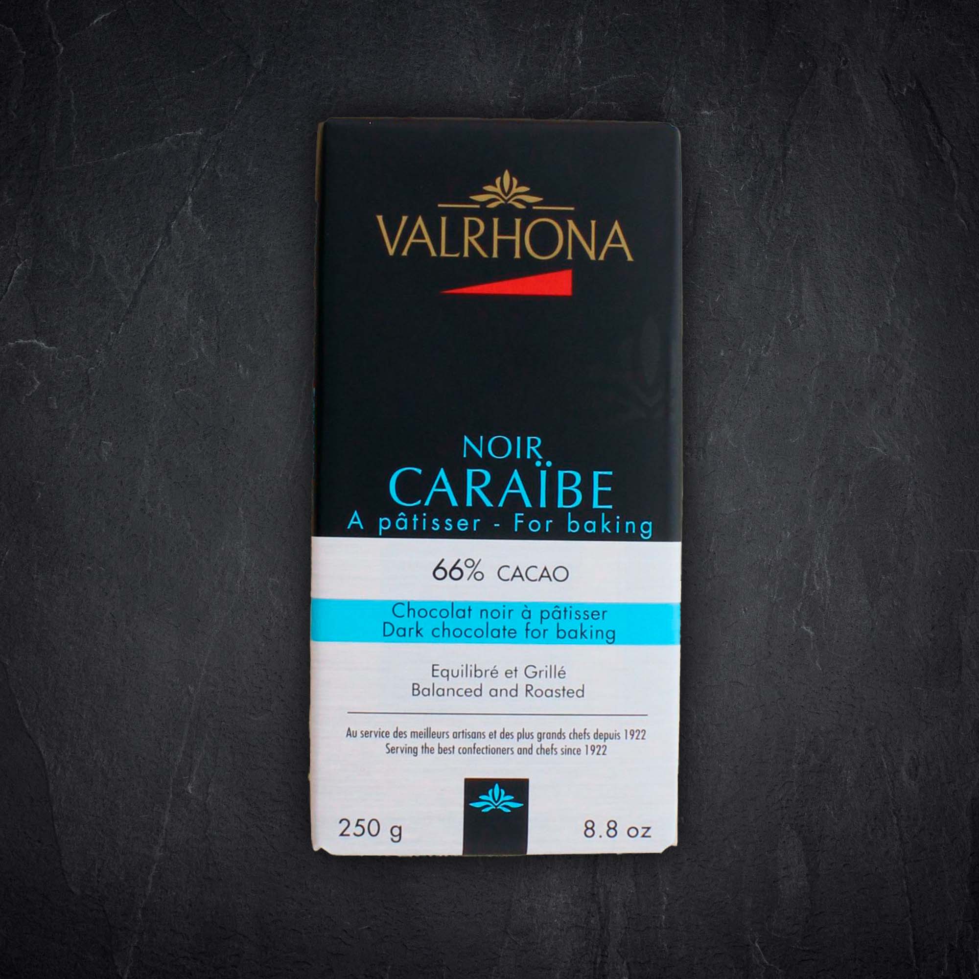 Produktbild: 107702_valrhona_noir_caraibe_for_baking_250g