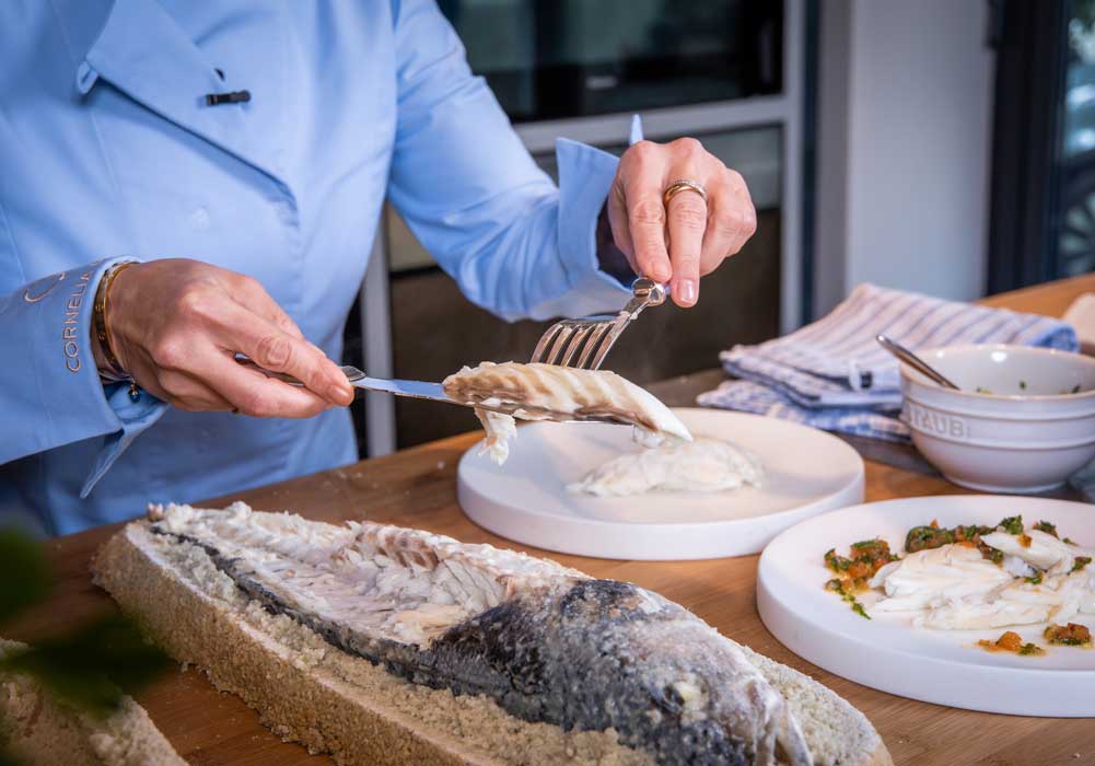 fisch, fischfilet, delikatesse, brot, tischservice