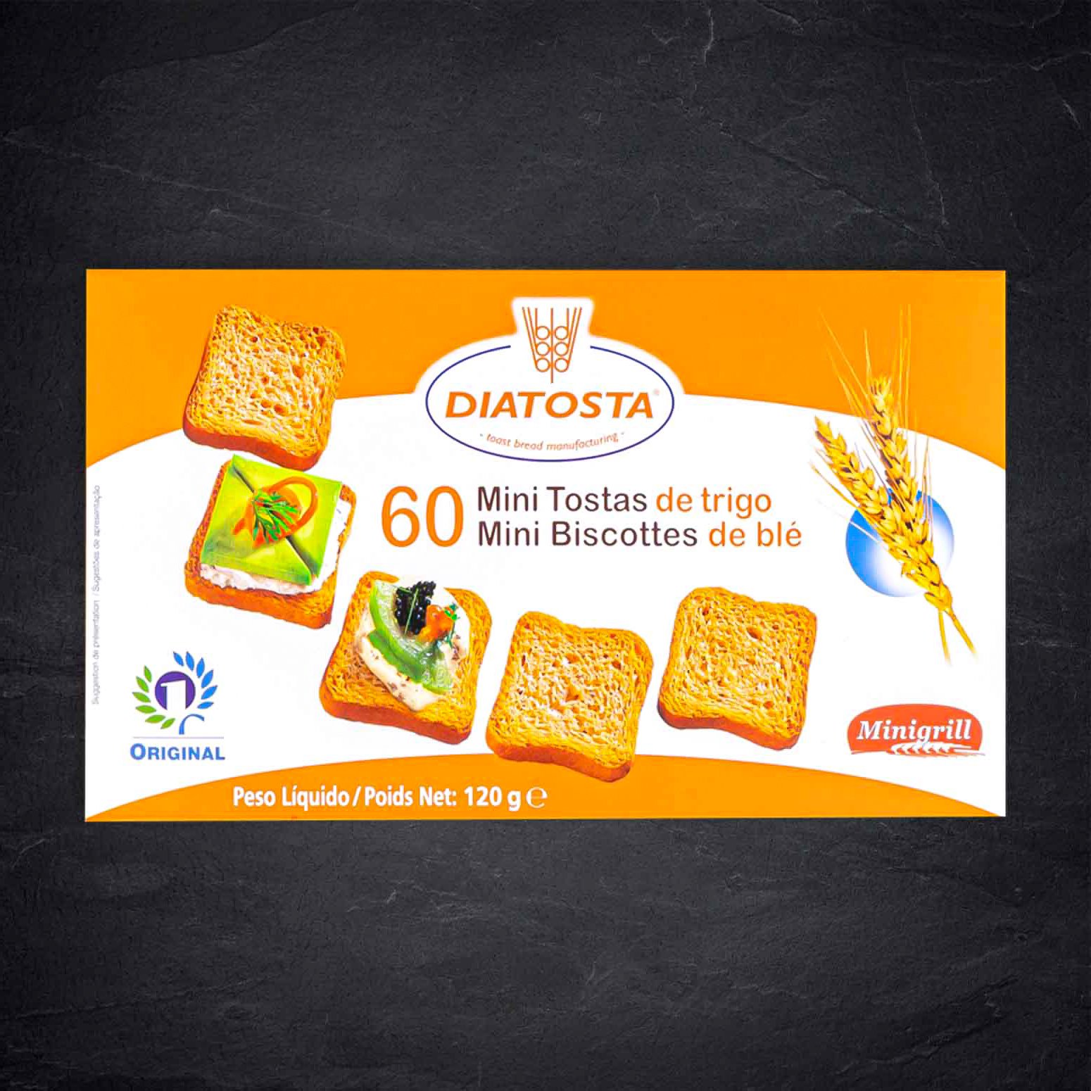 788831_Toasties_Mini_Knabbergebaeck_120g Produktbild: 788831_Toasties_Mini_Knabbergebaeck_120g