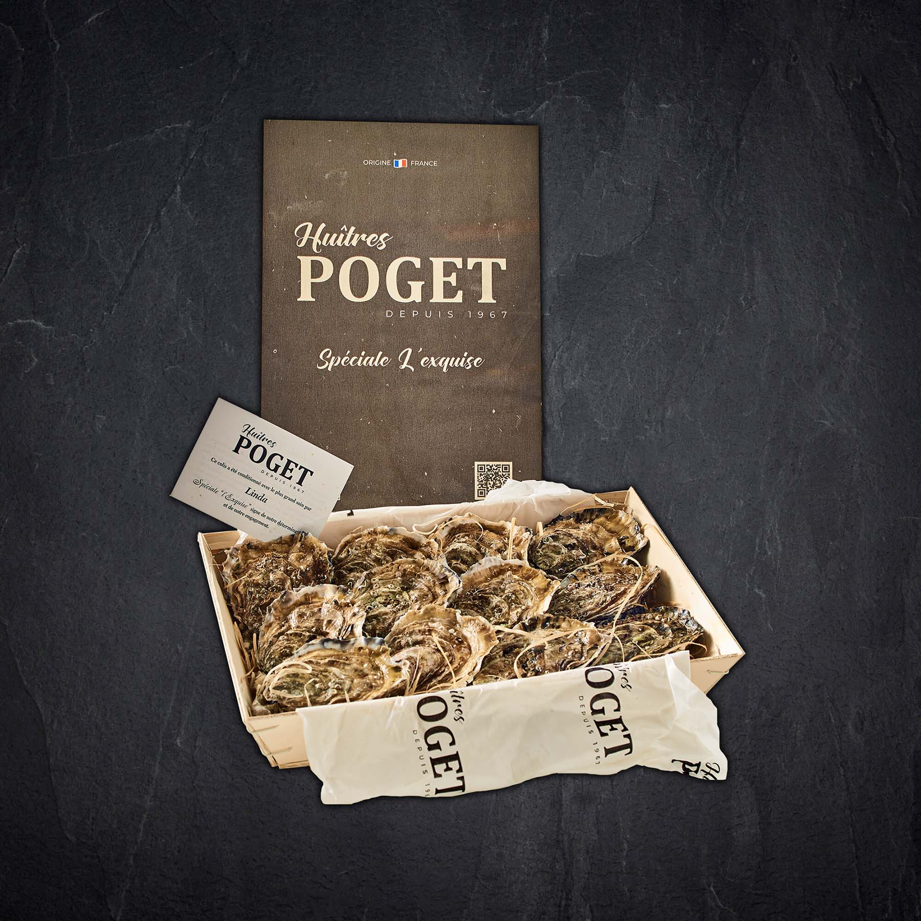 Austern Spècial Poget M | 12er Korb Austern Spècial Poget M | 12er Korb