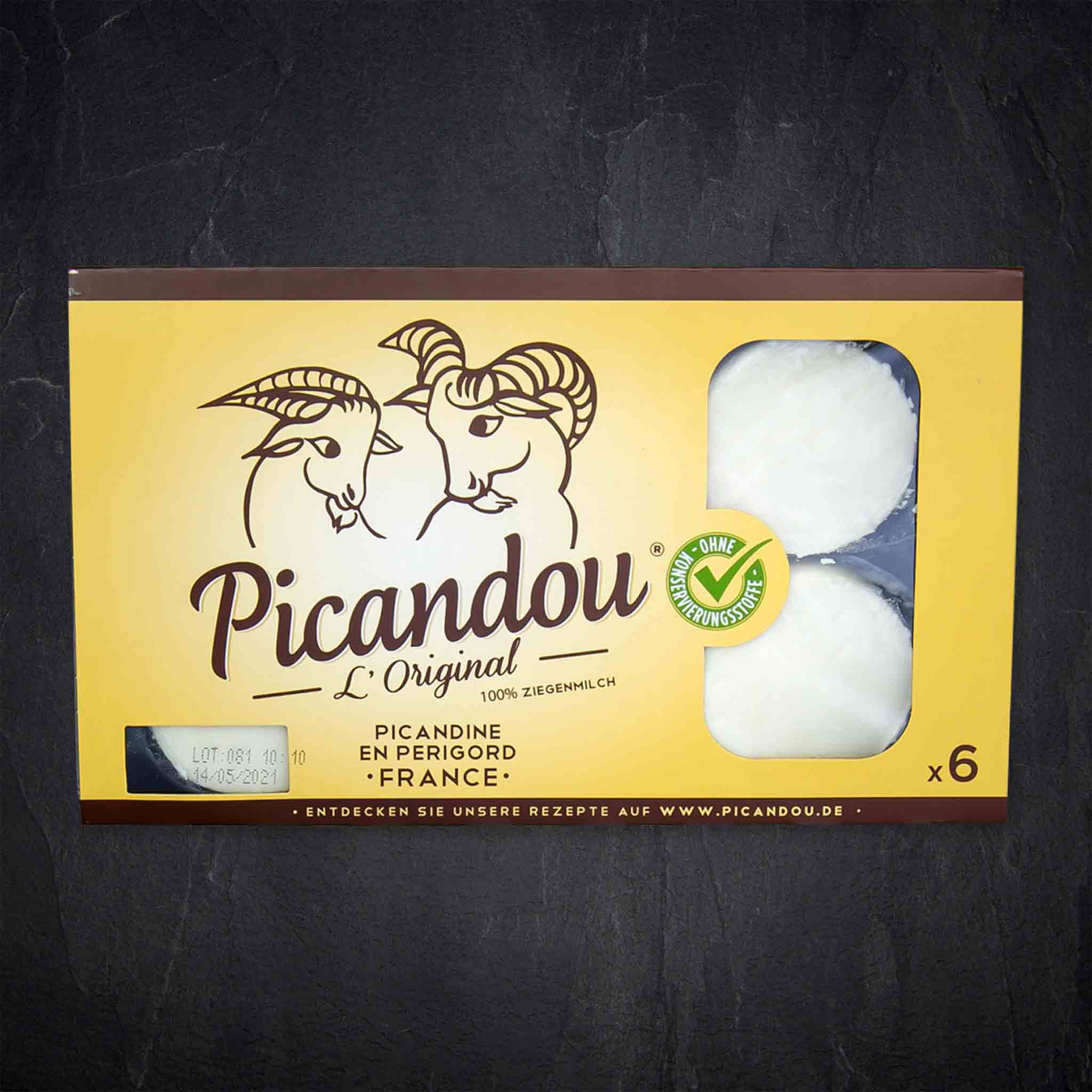 Produktbild: 556330_Ka_se_Picandou_6er_250g_50_FiTr_Ziege_FR