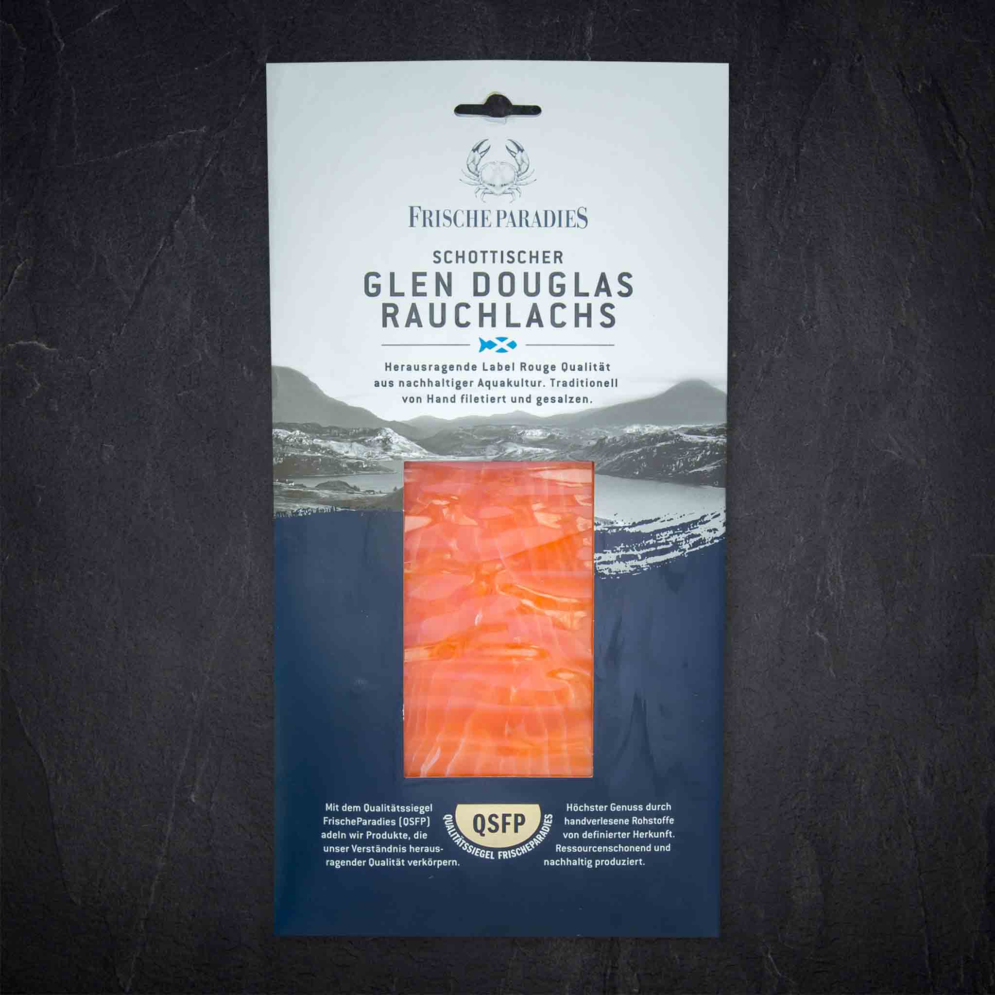 Produktbild: 116317_Fisch_QSFP_GlenDouglas_Rauch_Lachs_gesch_200g_Schottland