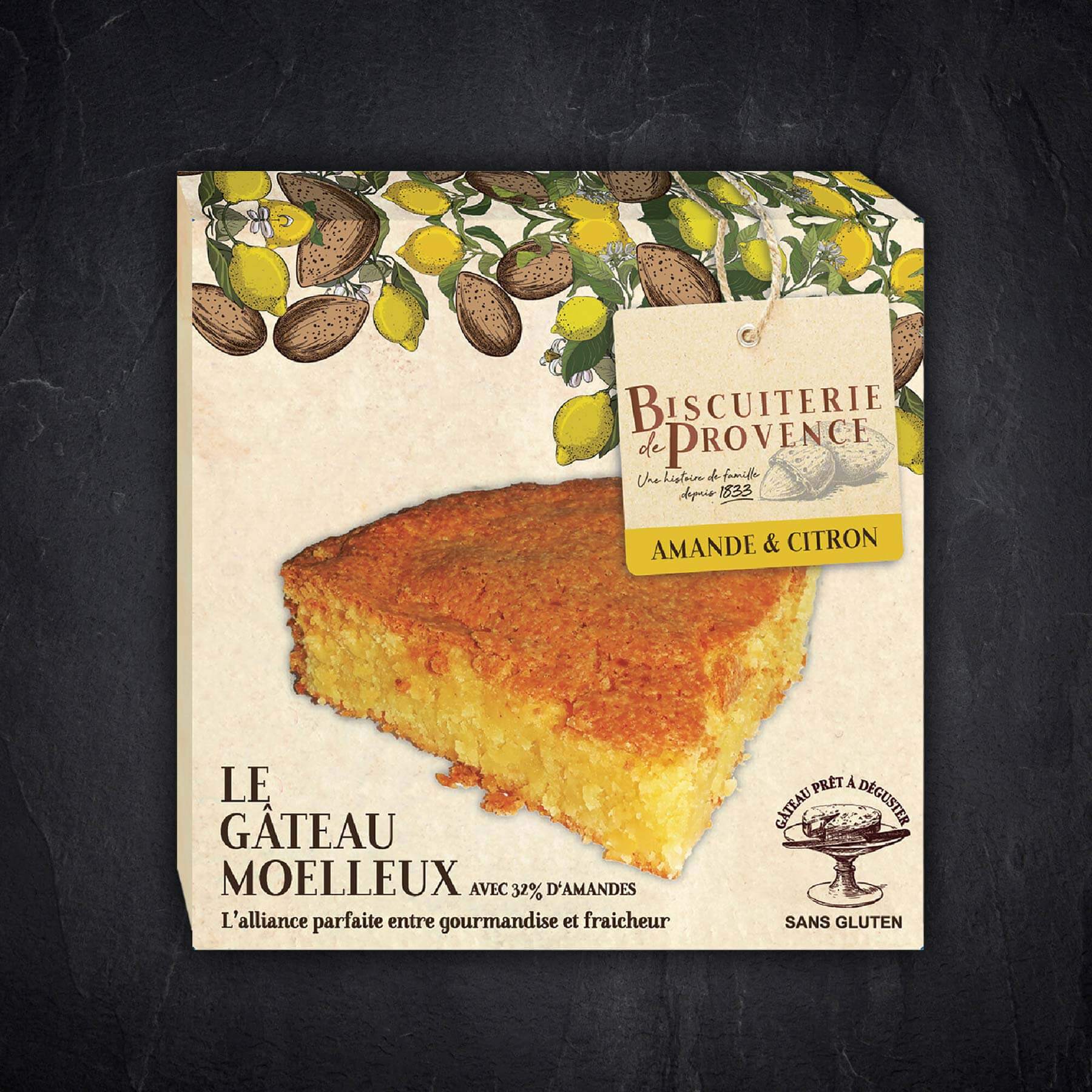 Mandelkuchen mit Zitrone