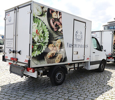 Frischeparadies Transportfahrzeug Produktbild: Frischeparadies Transportfahrzeug