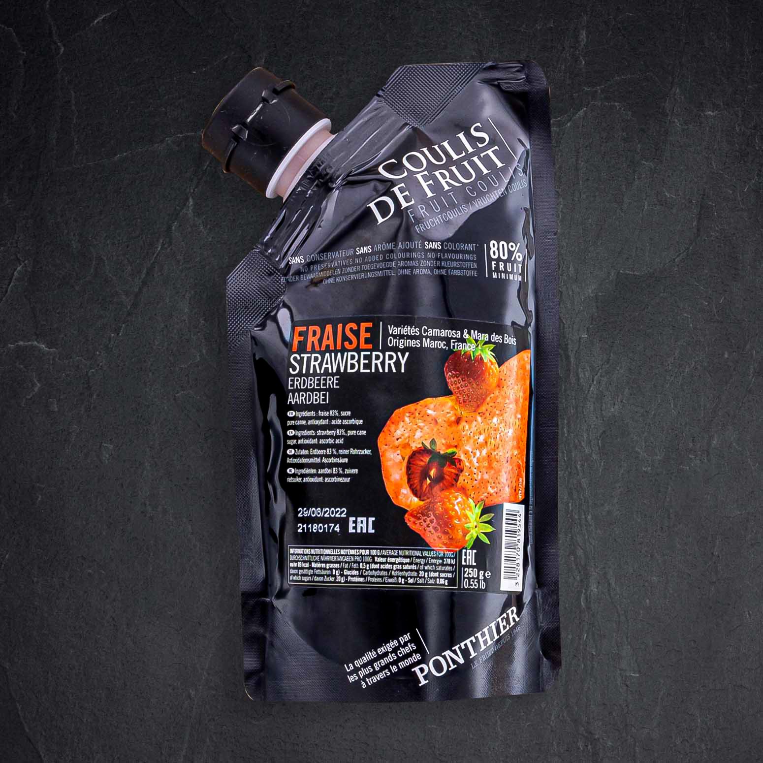 Produktbild: 873850_Fruchtsauce_Erdbeer_PONT_250g