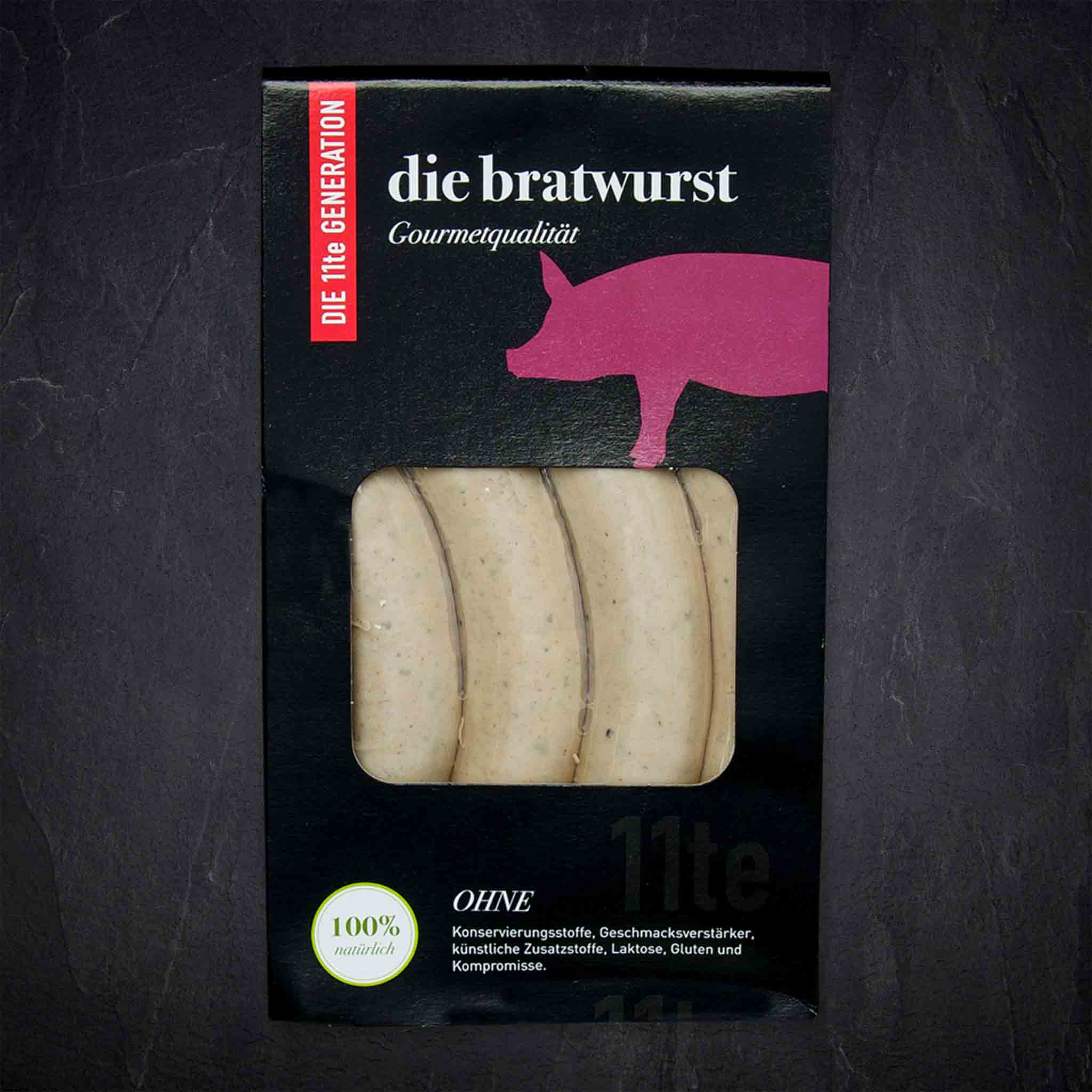 665646_Fleisch_Bratwurst_4er_Pak_120g_11__2__B2BFP Produktbild: 665646_Fleisch_Bratwurst_4er_Pak_120g_