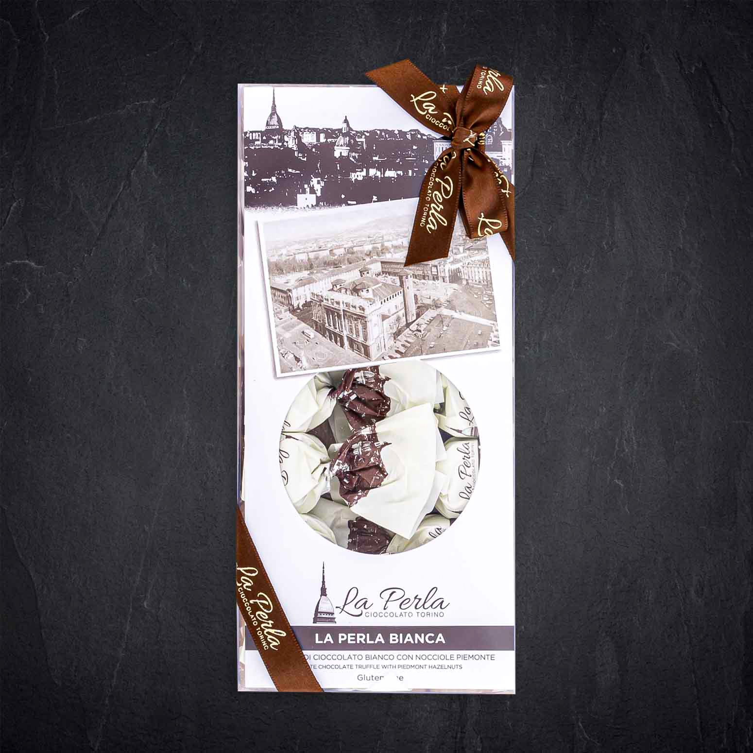 Produktbild: 749708_Trueffelpralinen_weiss_La_Perla_Biancha_210g