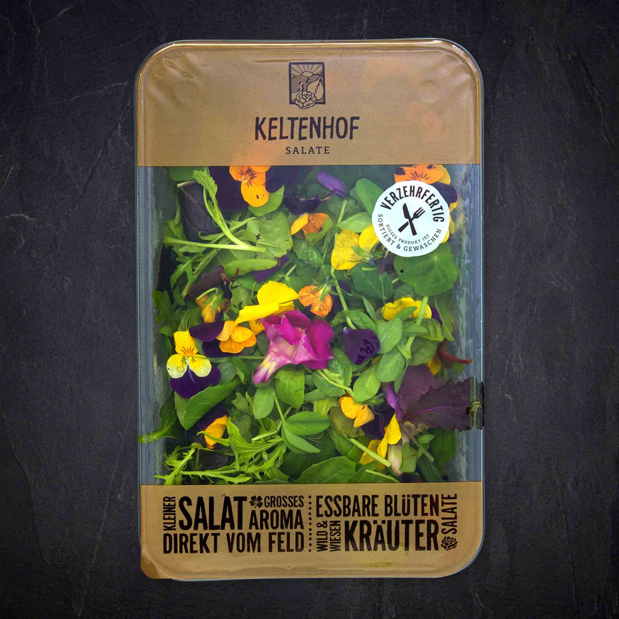 Produktbild: 236444_Gemuese_Wildkra_utersalat_250g_Schale_Kelten_Deutschland