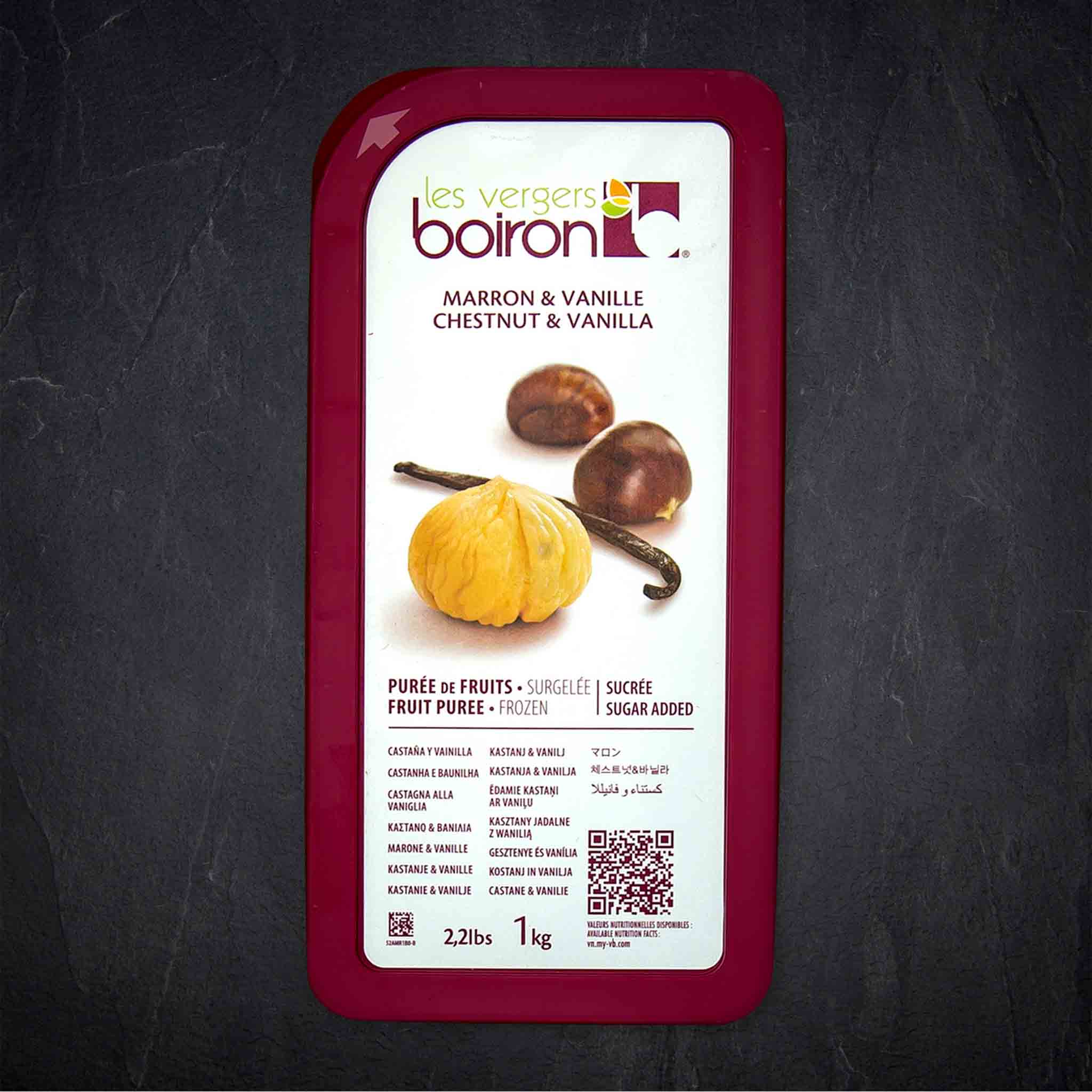 Produktbild: 199074_TK_Fruchtpu_ree_Marone_Vanille_1kg_Boiron