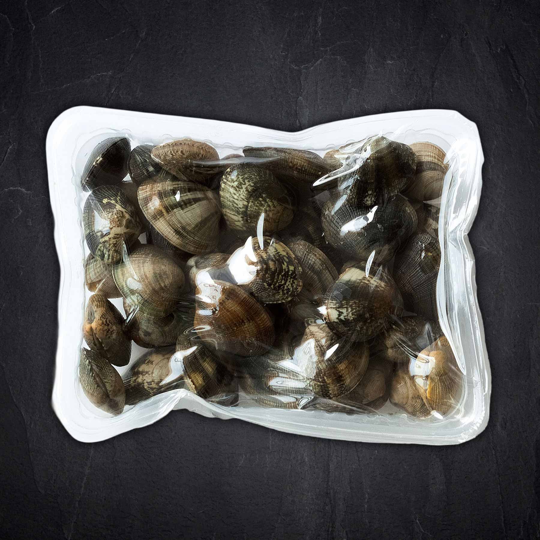 Muscheln, Vakuumverpackt, Schale, Meeresfrucht, Packaging