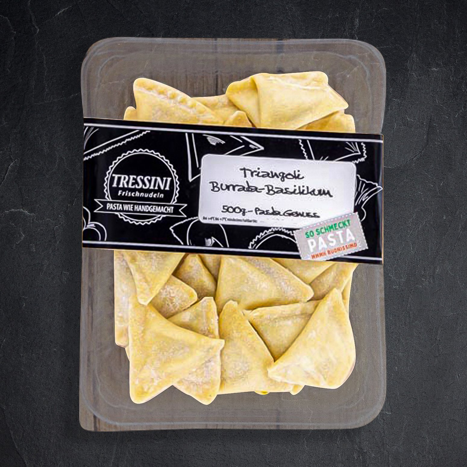 Produktbild: 632796_Triangoli_Burrata_Basilikum
