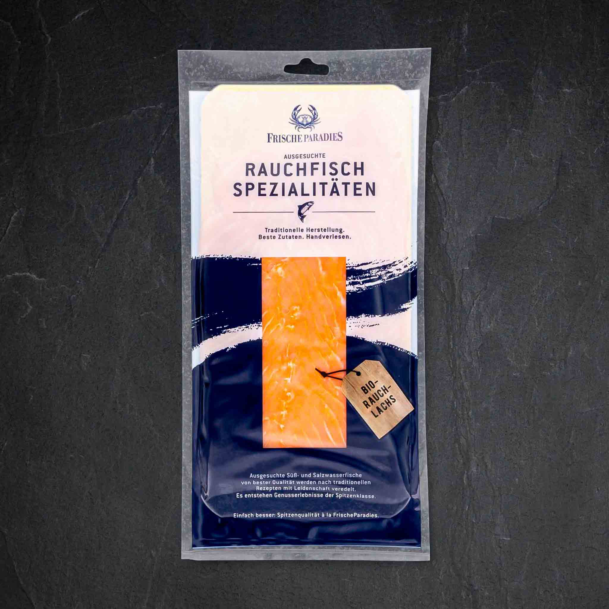 923616_FrischeParadies_Bio_Rauchlachs_geschnitten Produktbild: 923616_FrischeParadies_Bio_Rauchlachs_geschnitten