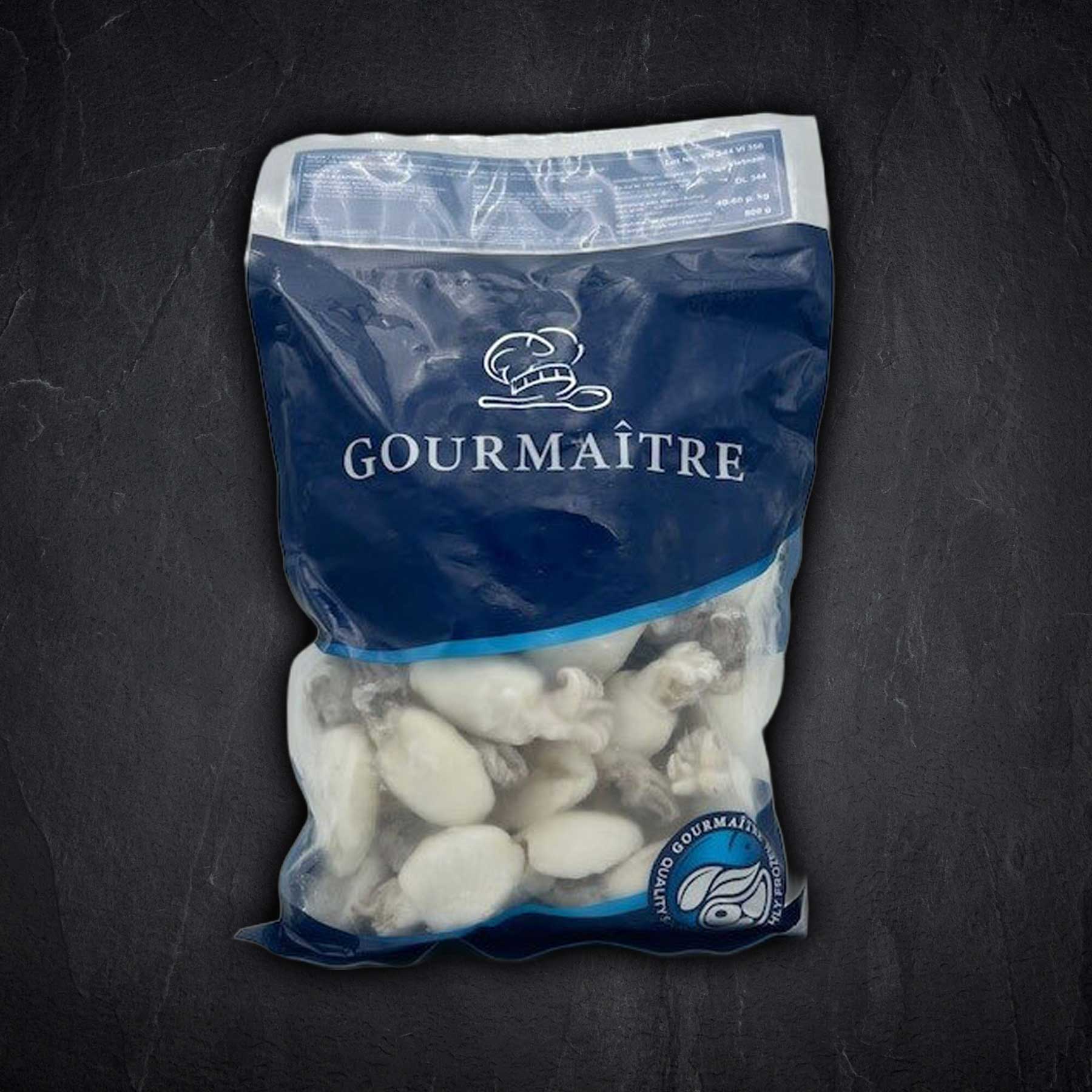 Sepia 40/60 mit Haut, geputzt