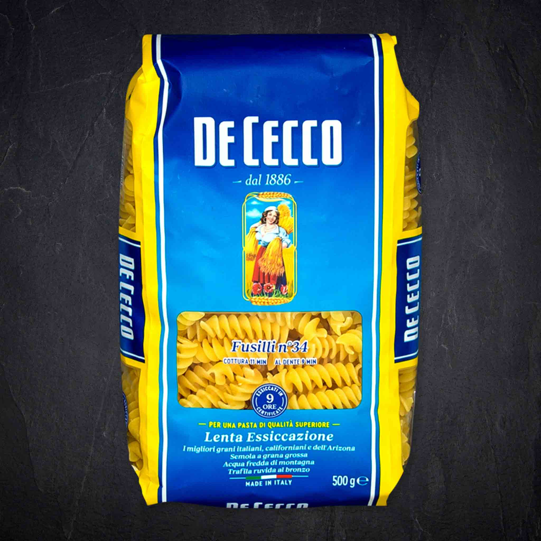 Produktbild: 258180_Pasta_Fusilli34_500g_Cecco