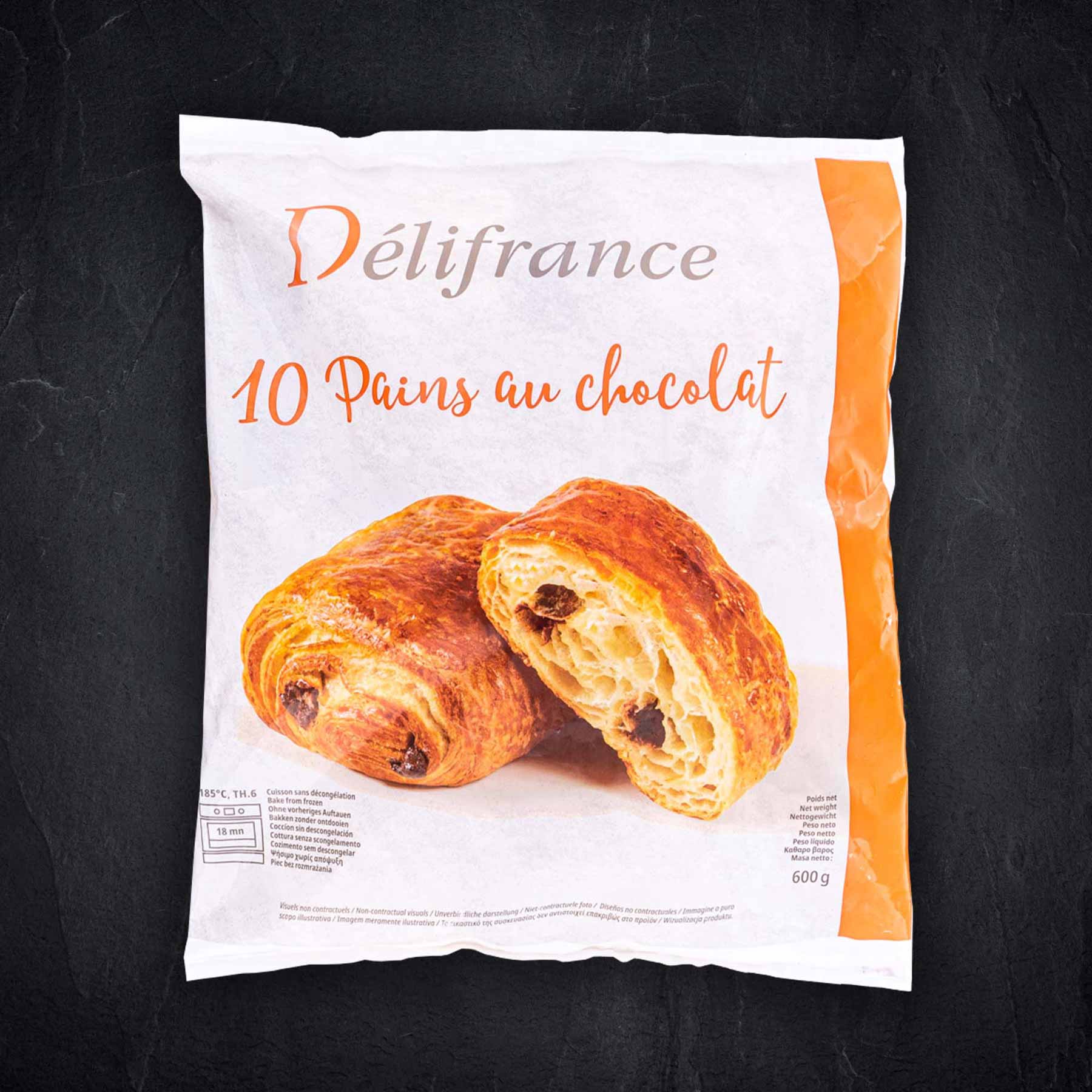 pains au chocolat, croissant, Brot und Gebäck, Schokoladenfüllung, 600 g