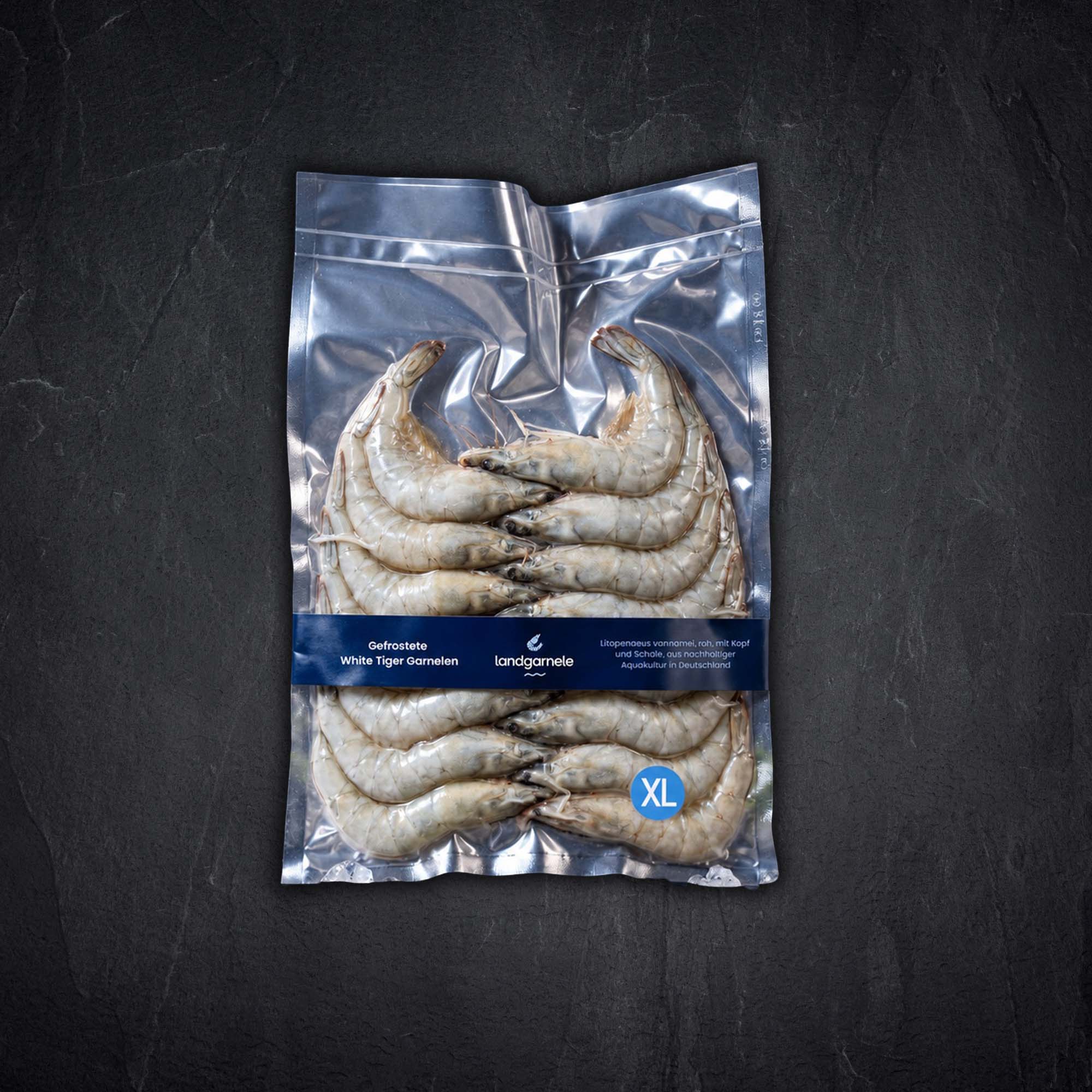 Garnelen, Rohware, XL, Gefrostet, Verpackt