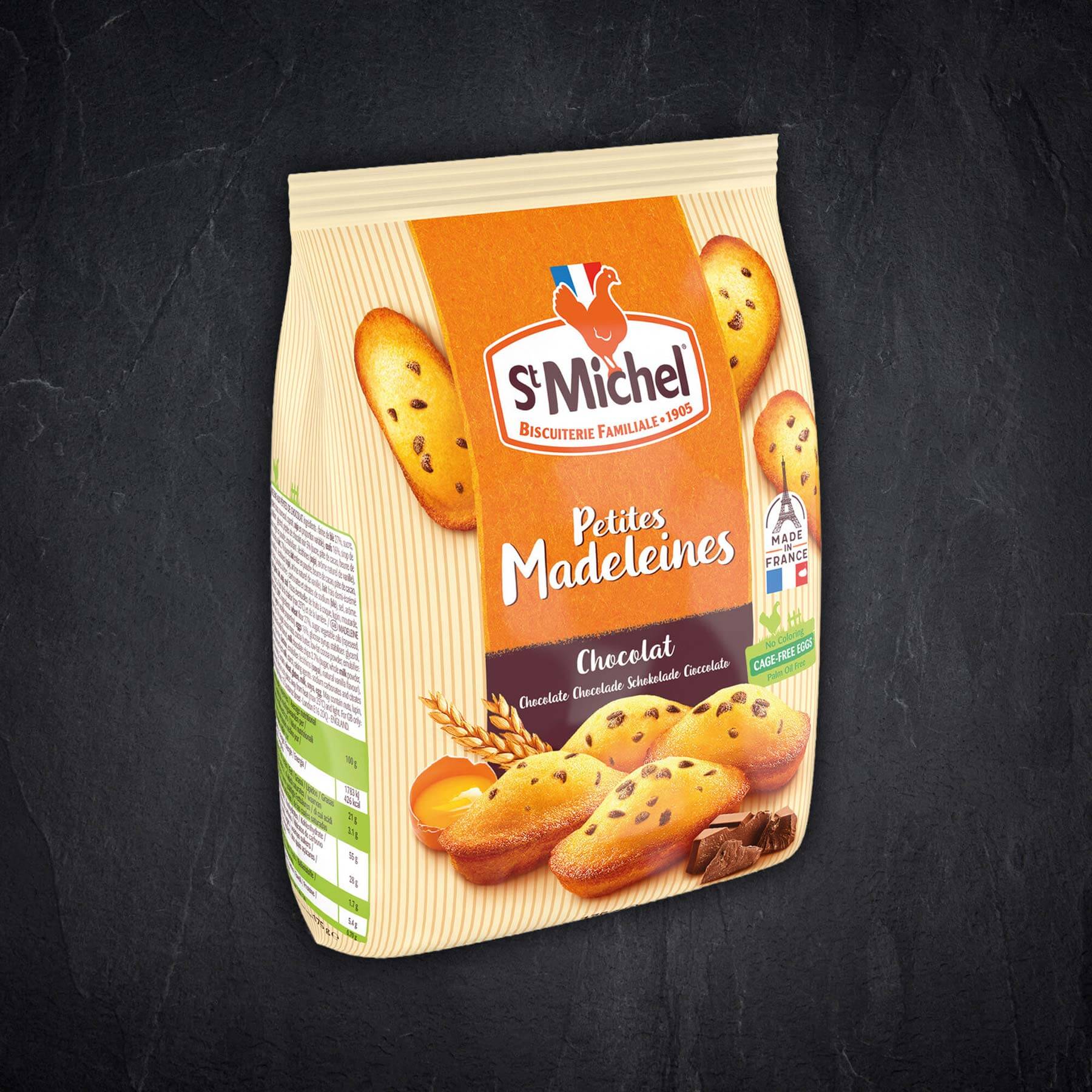 Madeleines mit Schokostückchen