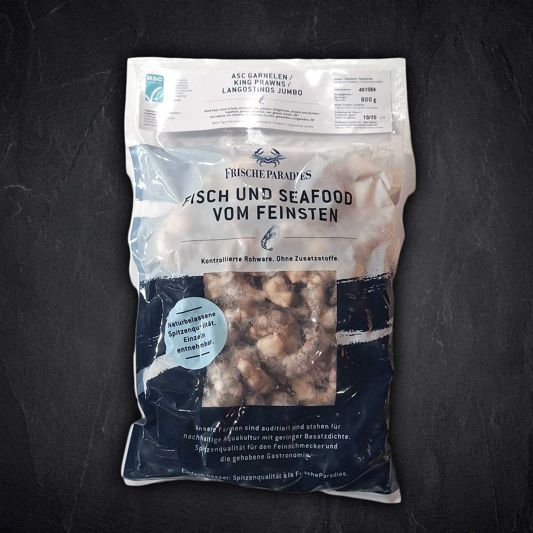 ASC Black Tiger Garnelen ohne Kopf ohne Schale 13/15