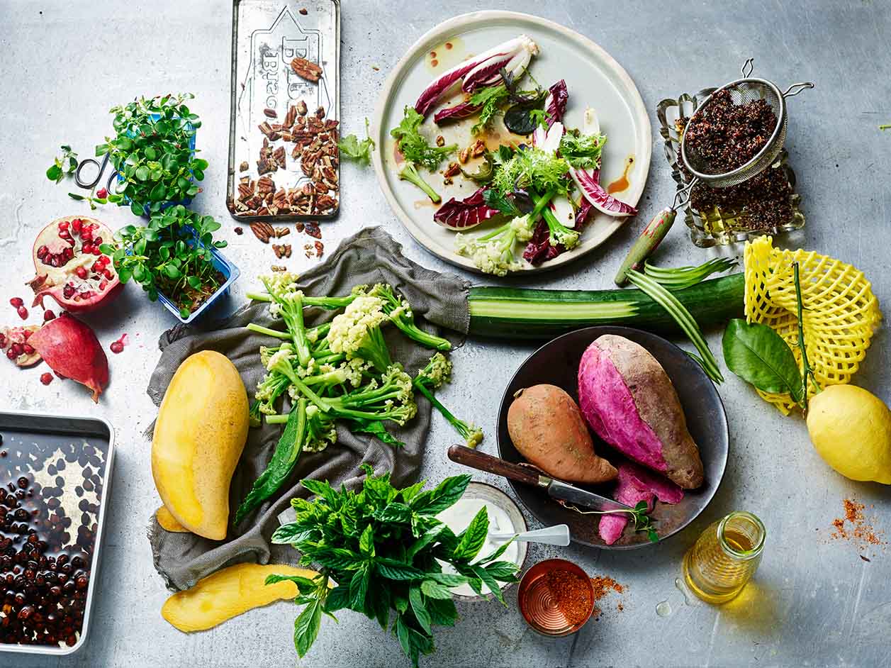 Produktbild: Veganuary gemuese und obst leichte kost