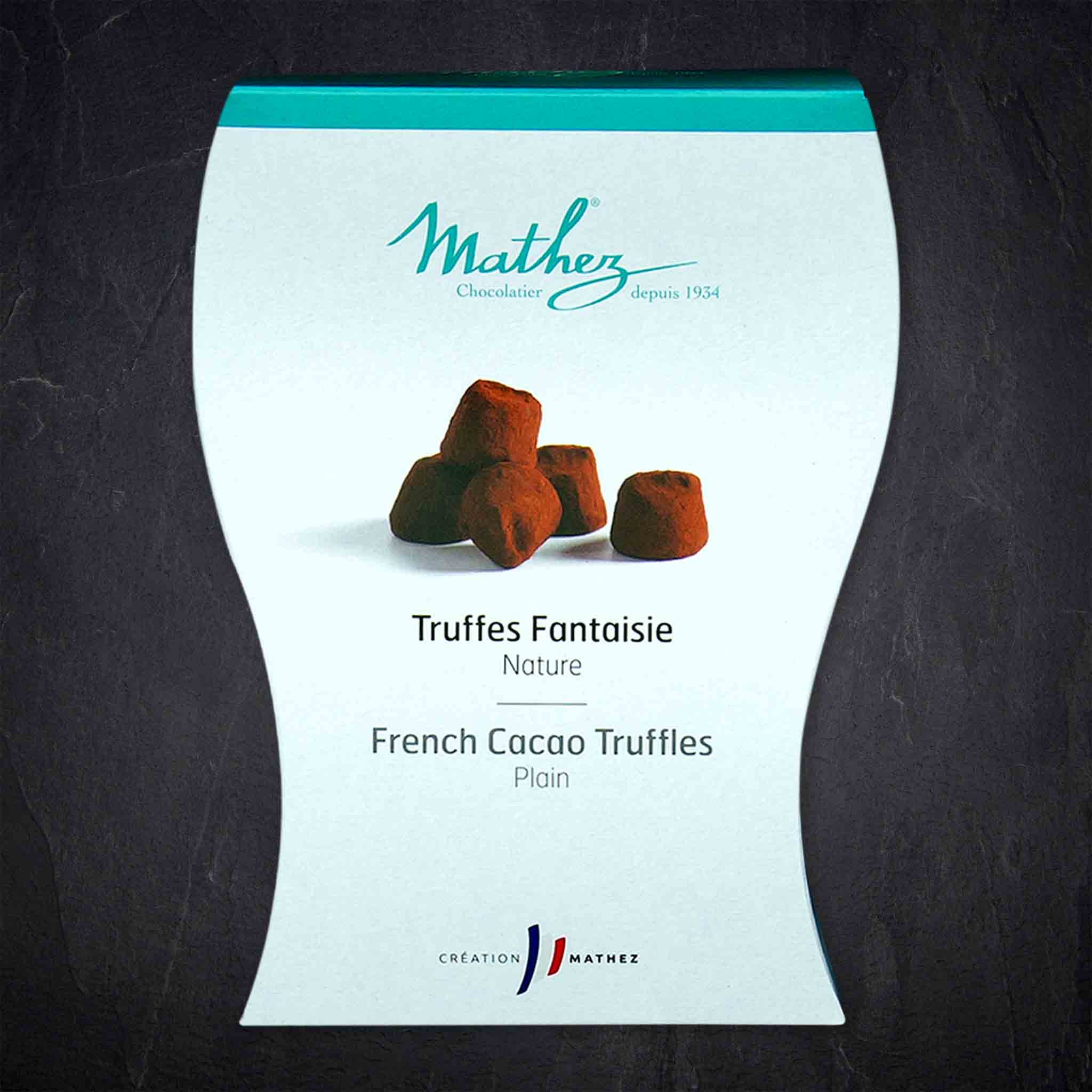 Produktbild: 517441_Trocken_Schokoladentru_ffel_natur_250g_Mathez
