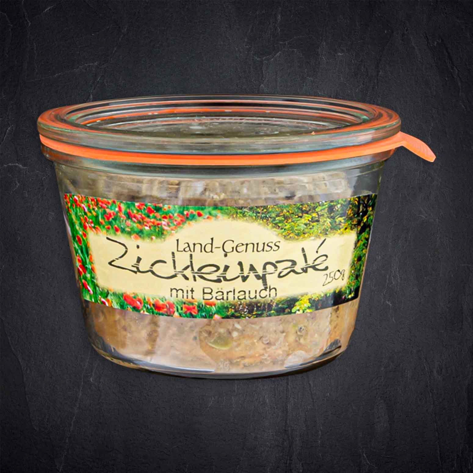 785972_Zicklein_Pastete_Baerlauch_250g_LandgenusslmKfVBfdR9vsG Produktbild: 785972_Zicklein_Pastete_Baerlauch_250g_LandgenusslmKfVBfdR9vsG