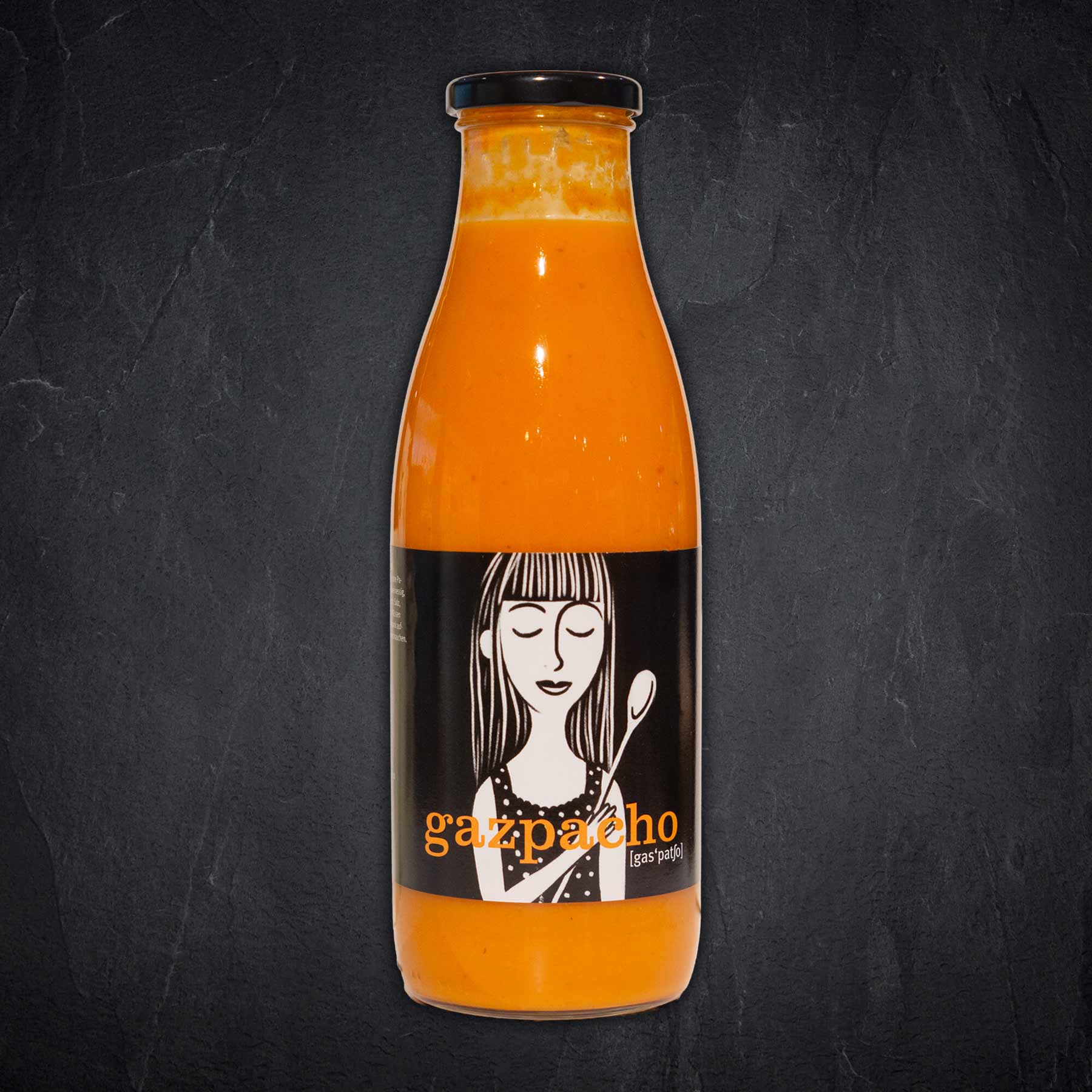 Fruchtsaft, Orange, Flasche, Etikett-Design, Saucen- bzw. Gewürzflasche