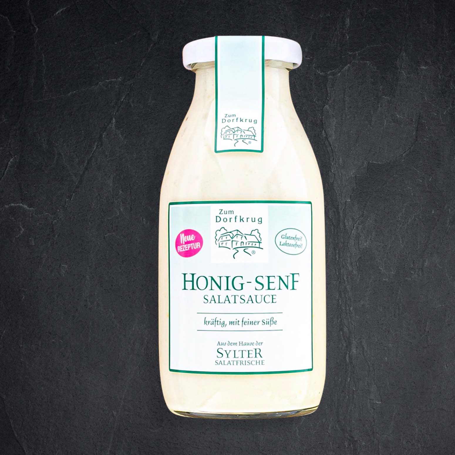 478149_SALATDRESSING_HONIG_SENF_250ml_DORFKRUG Produktbild: 478149_SALATDRESSING_HONIG_SENF_250ml_DORFKRUG