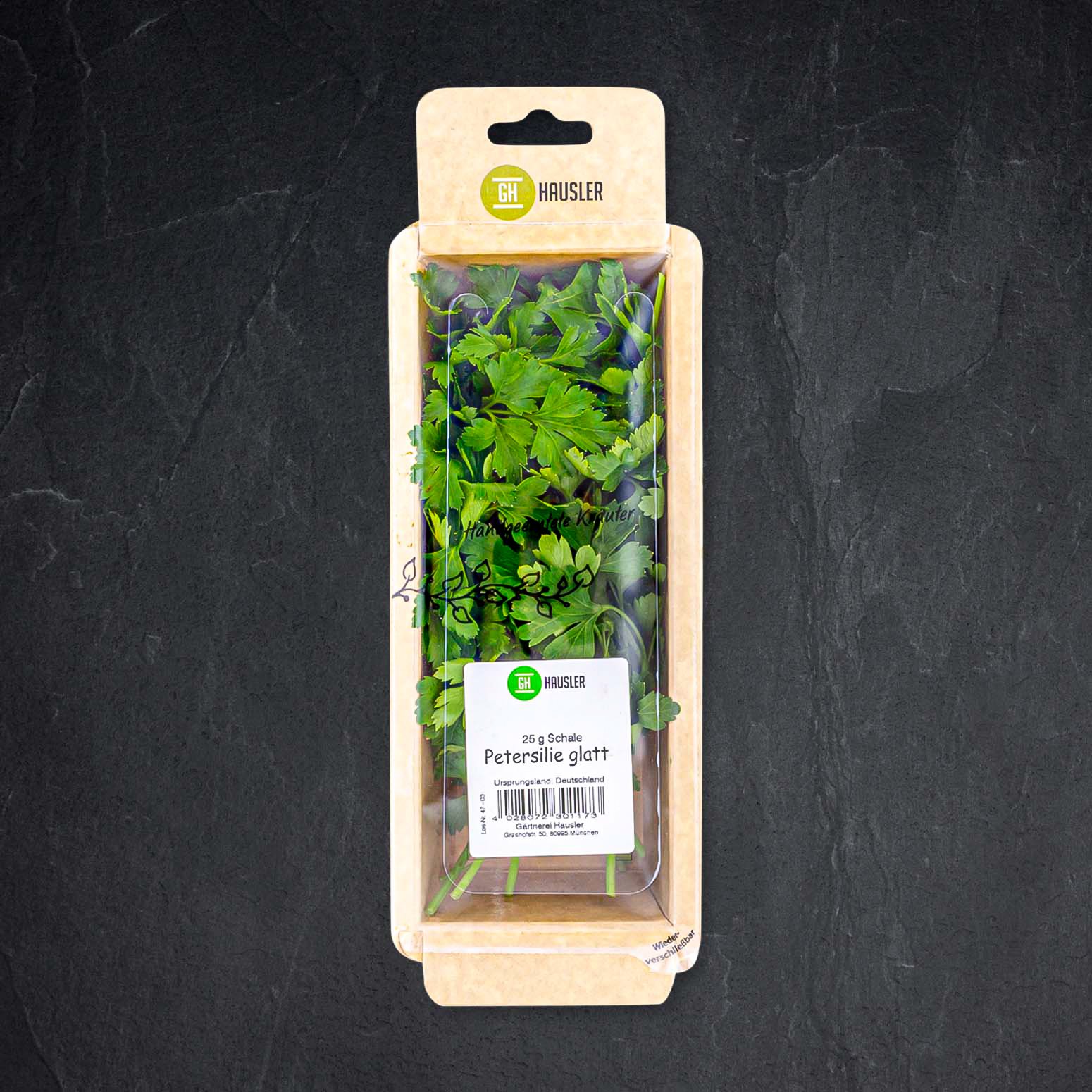 943716_1_Petersilie_frisch_25g_Hausler Produktbild: 943716Petersilie_frisch_25g_Hausler