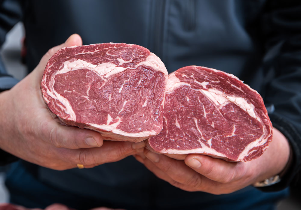 Rindersteak, Steak, Rindfleisch, Marmorierung, Haltbare Frischware