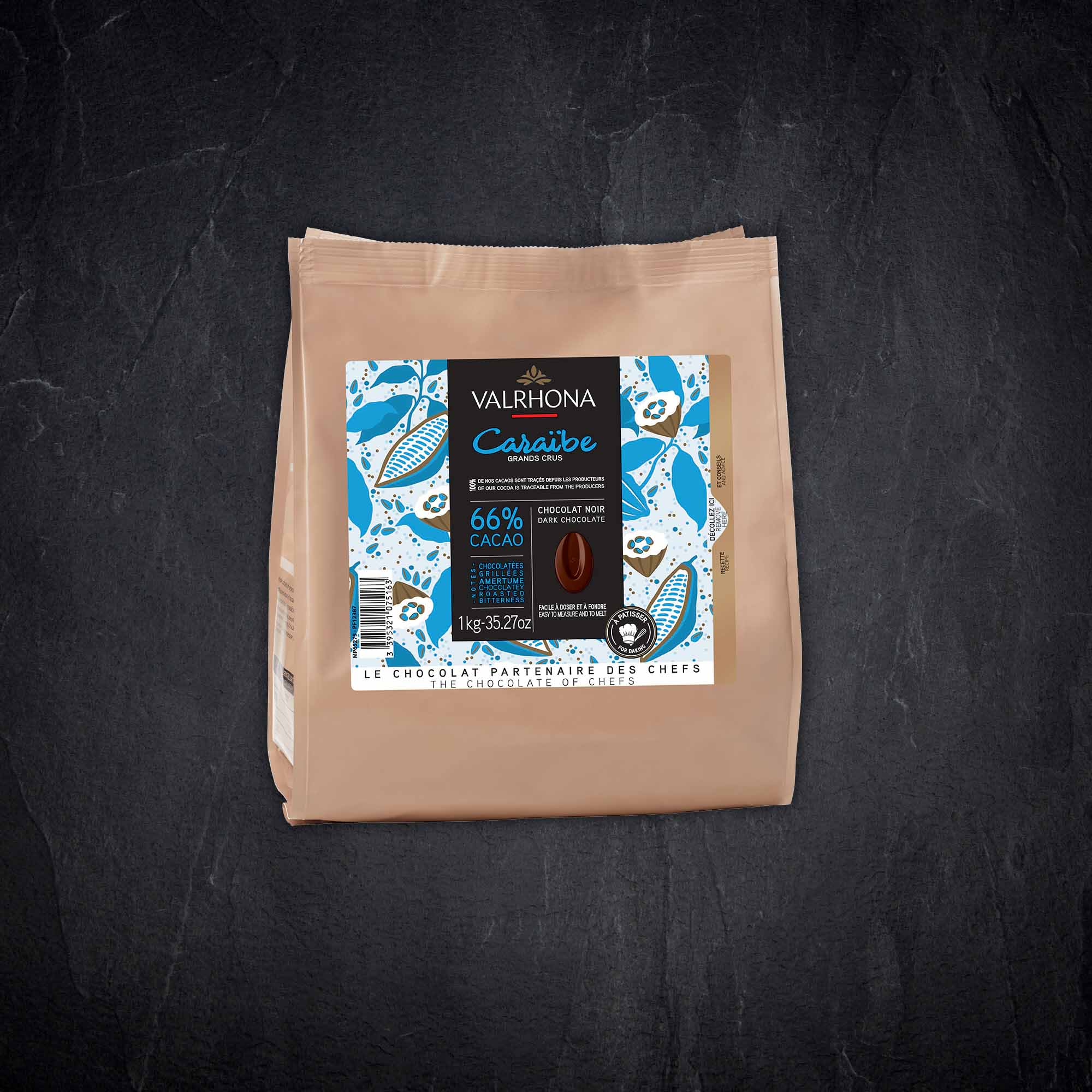 985786_Trocken_Kuvertu_re_Drops_Caraib_66__1kg_Valrhona__1__B2BFP