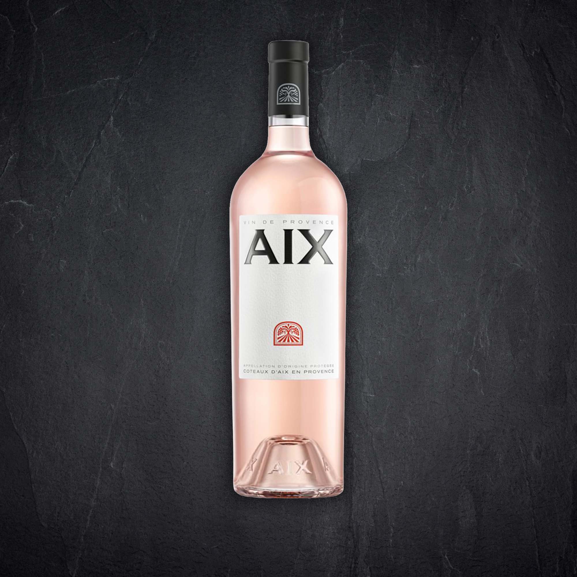 Rosé, Wein, Flasche, Provencemotiv, Etikett