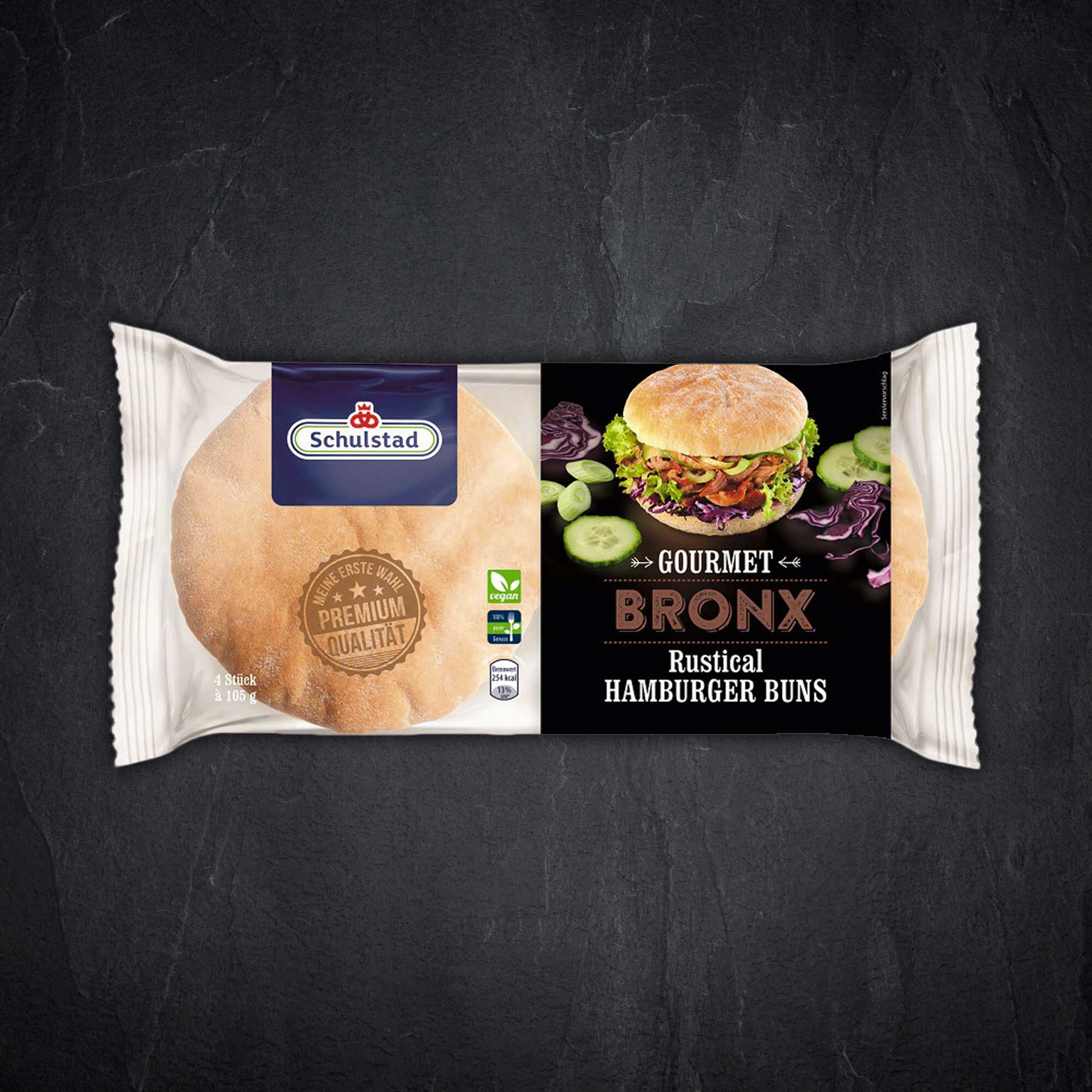 Burgerbrötchen Bronx Rustikal