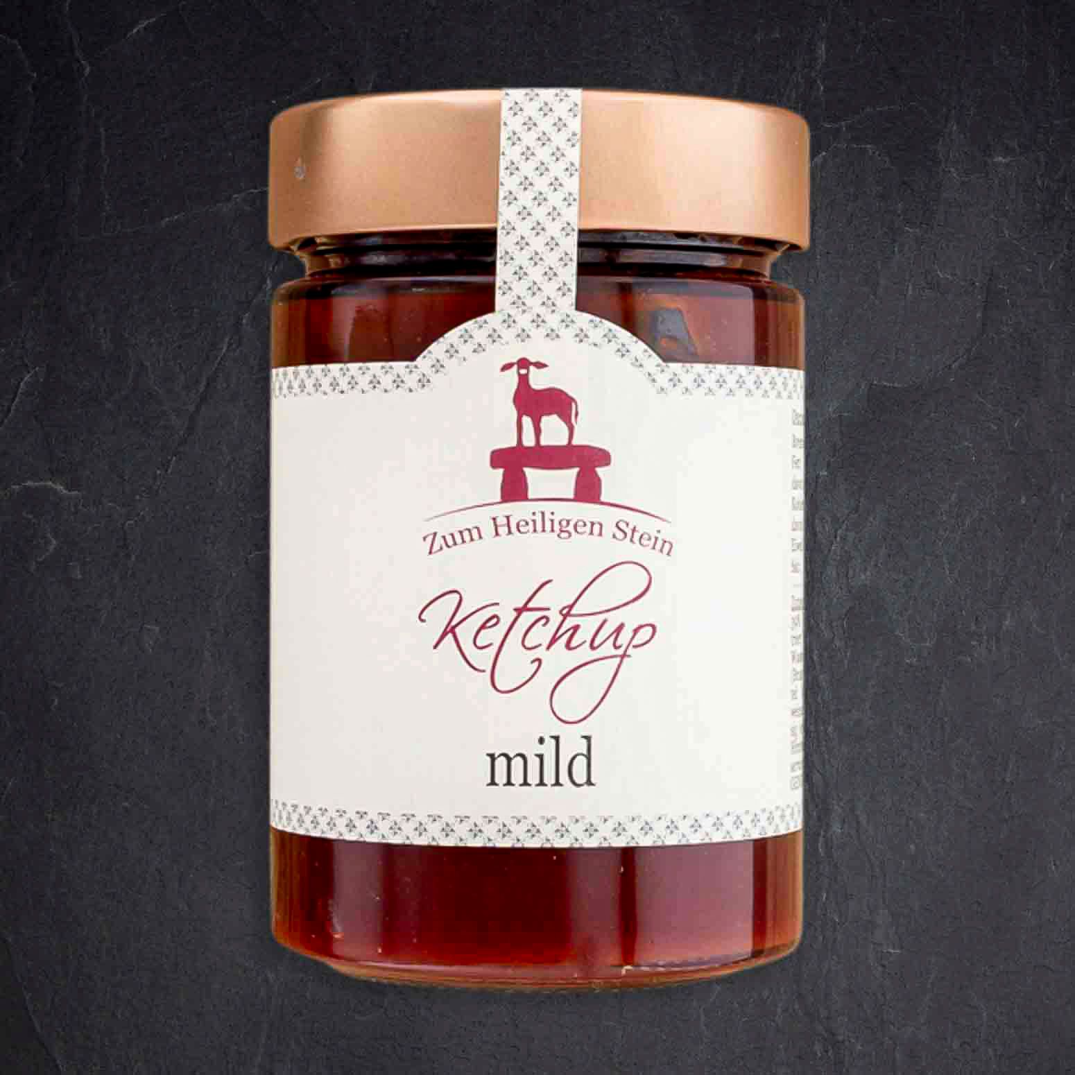 998647_Ketchup_mild_400g_Heiliger_Stein Produktbild: 998647_Ketchup_mild_400g_Heiliger_Stein