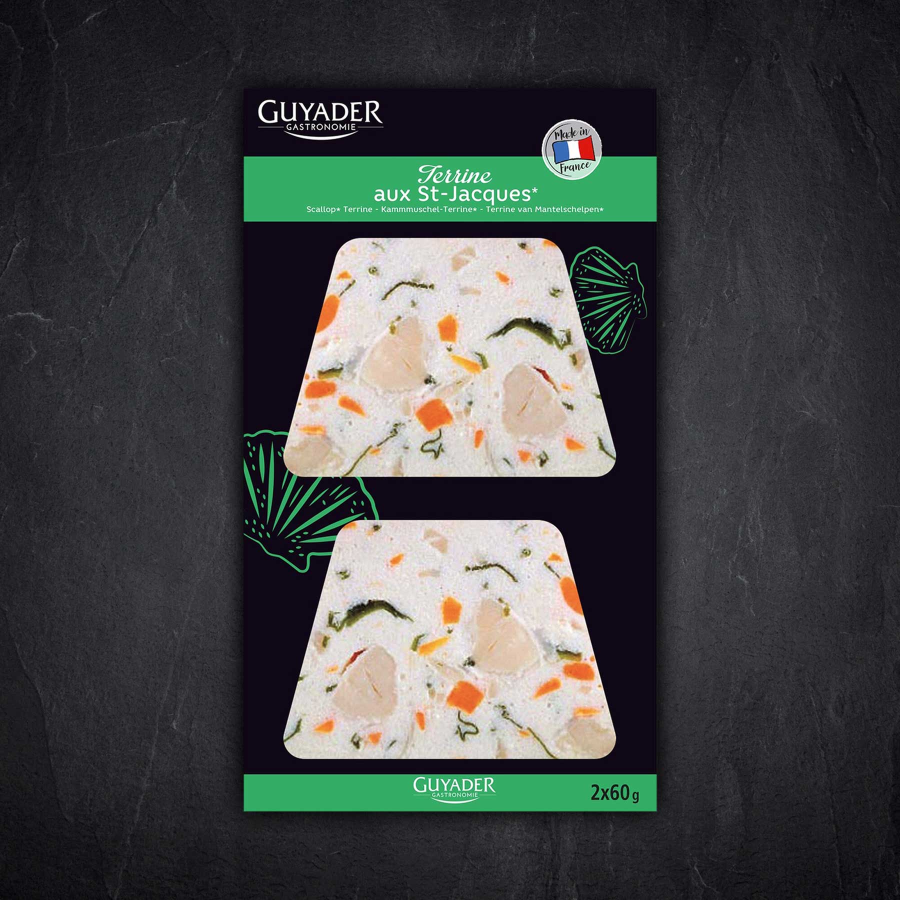 GUYADER Terrine bretonische Jakobsmuschel