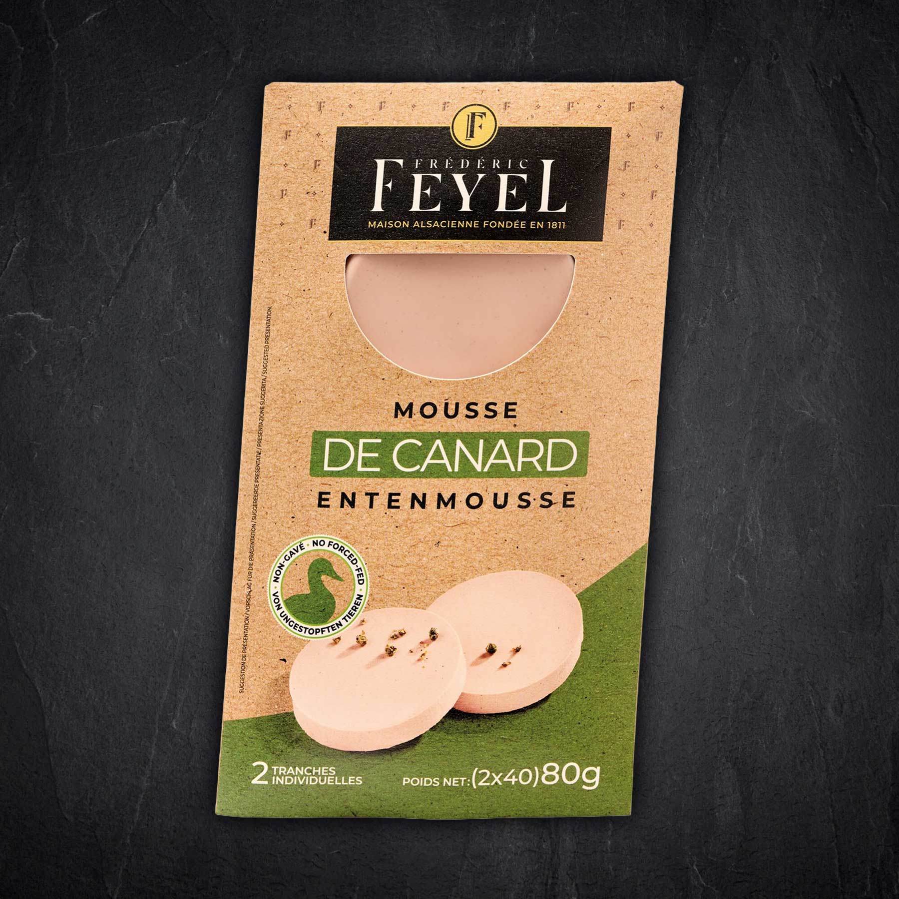 Entenmousse ungestopft