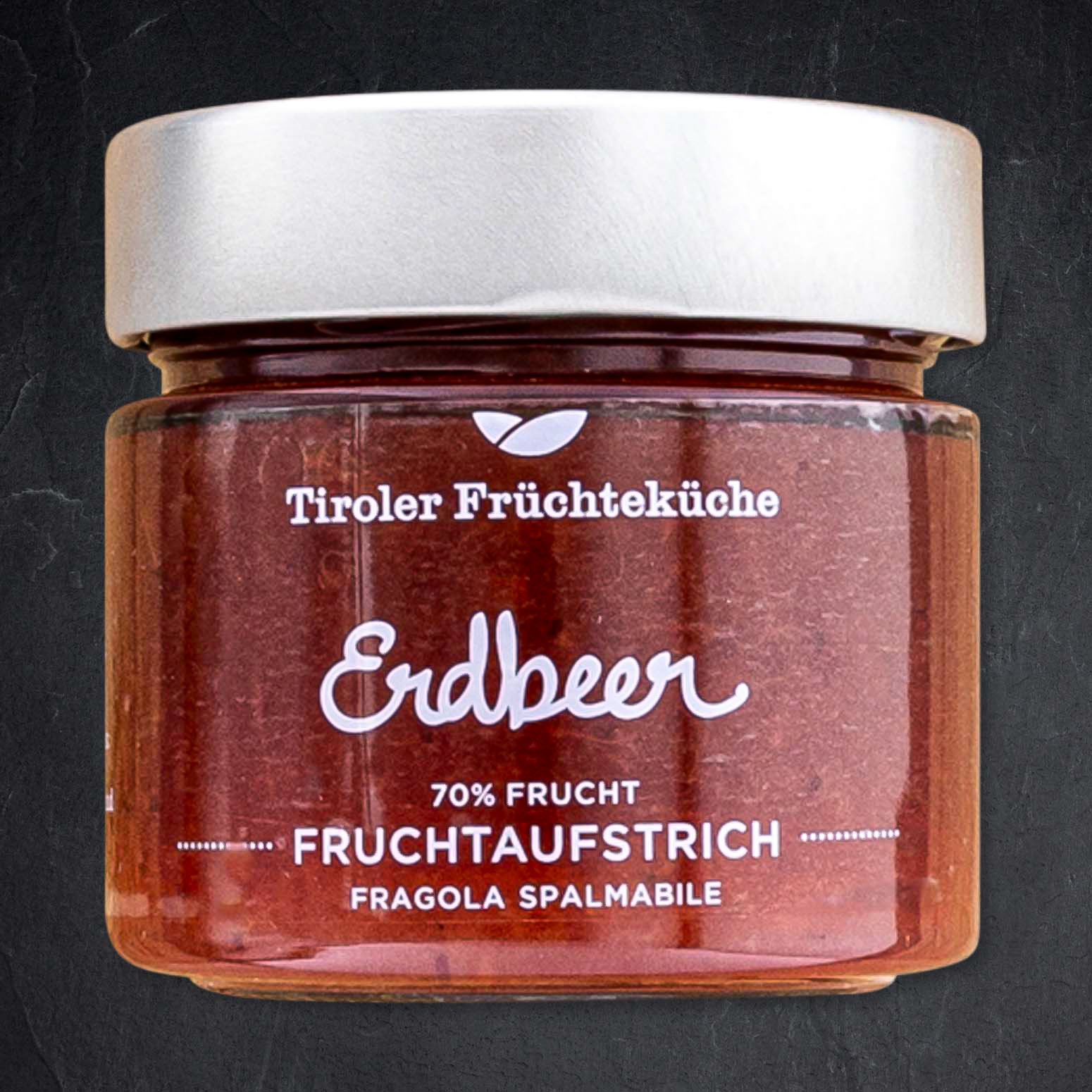 891679_1_Fruchtaufstrich_ERDBEER_200g_UNTERWEGER Produktbild: 891679Fruchtaufstrich_ERDBEER_200g_UNTERWEGER